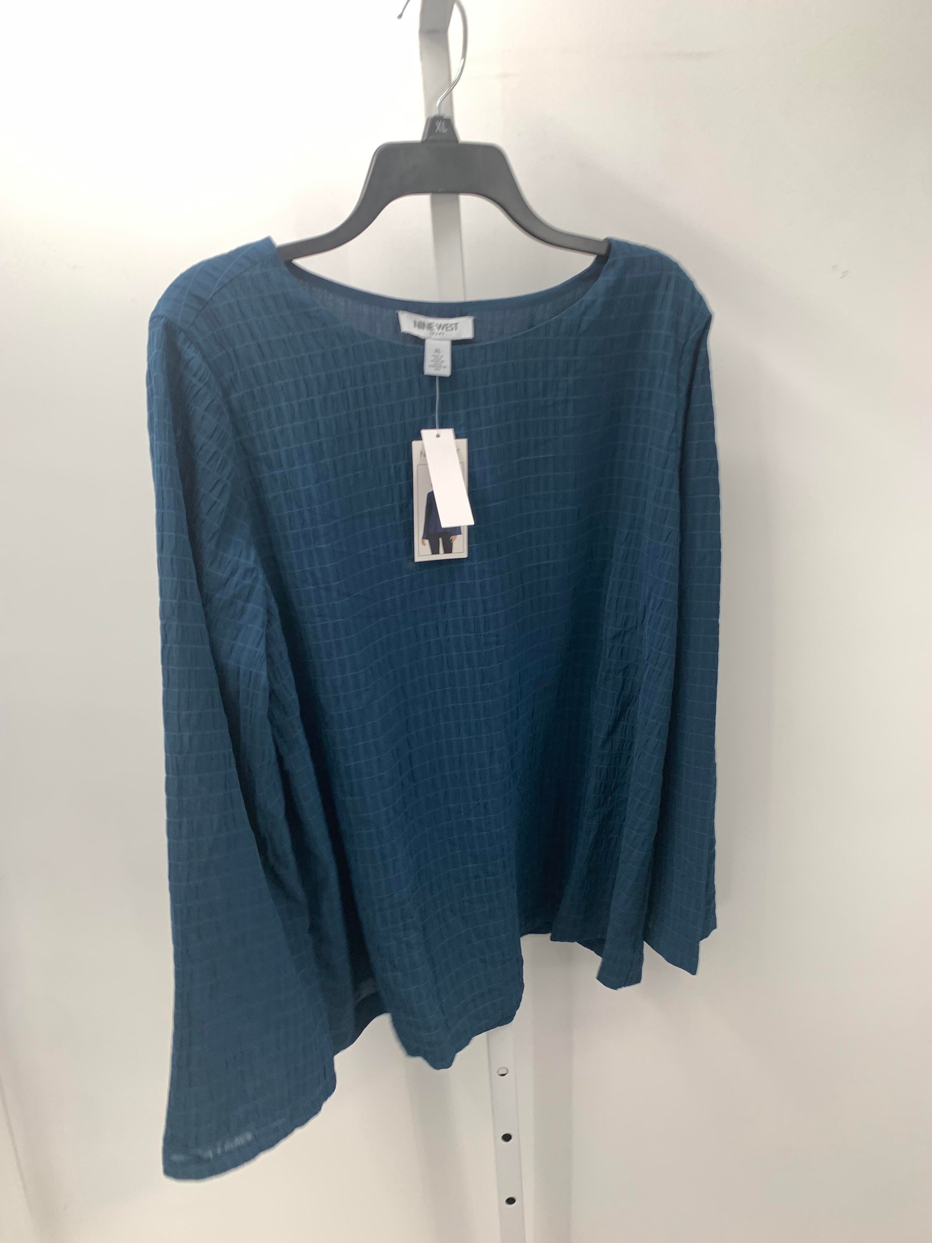 Nine West Size Extra Large Misses Long Sleeve Shirt