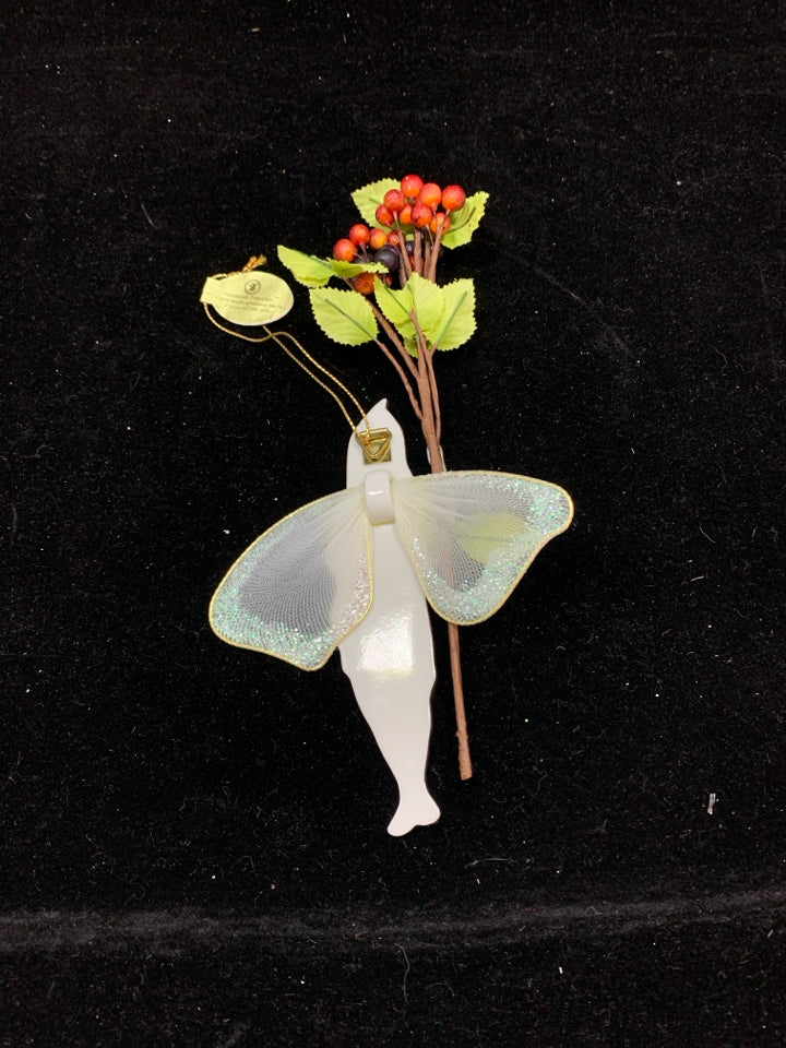 THE WAYFARING TREE FAIRY PORCELAIN ORNAMENT.