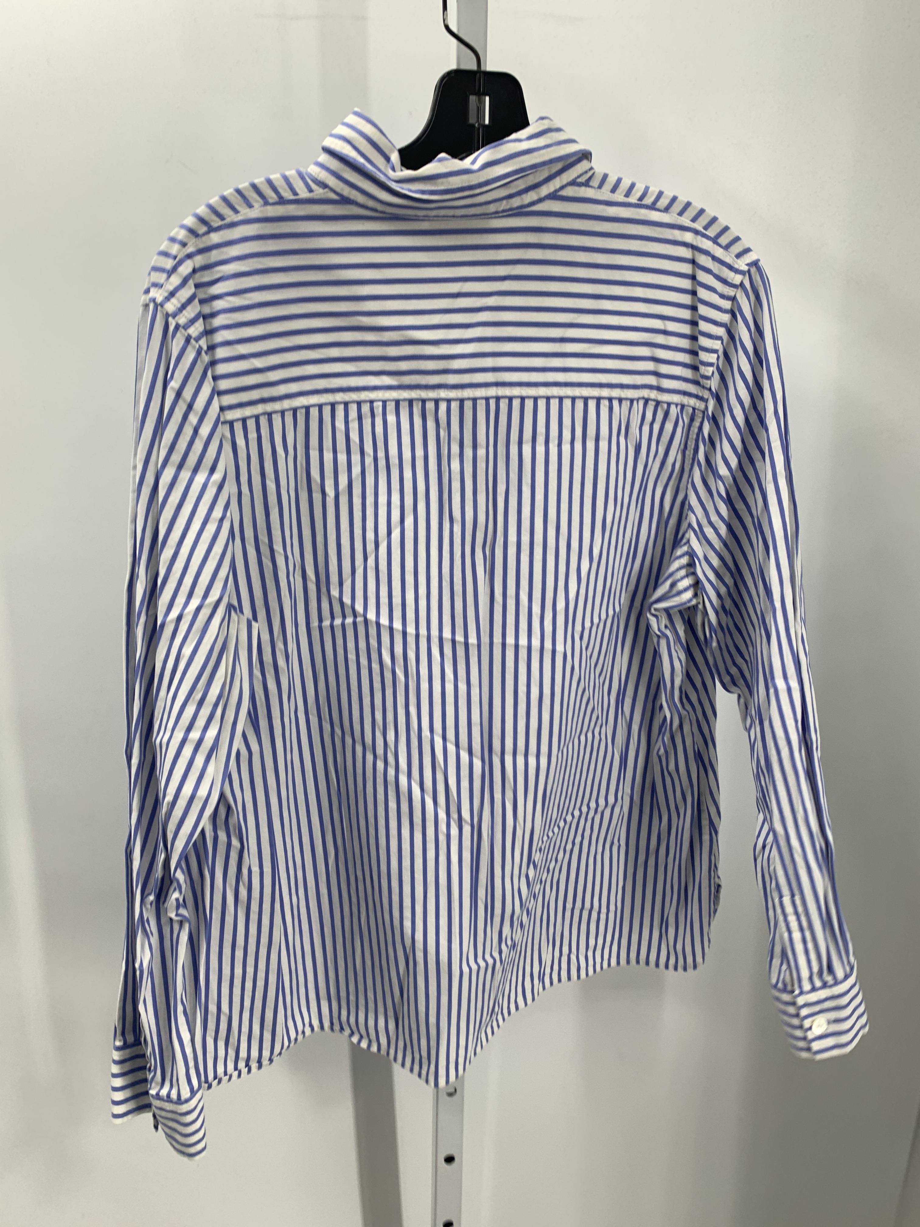 Chico's Size Large Misses Long Sleeve Shirt