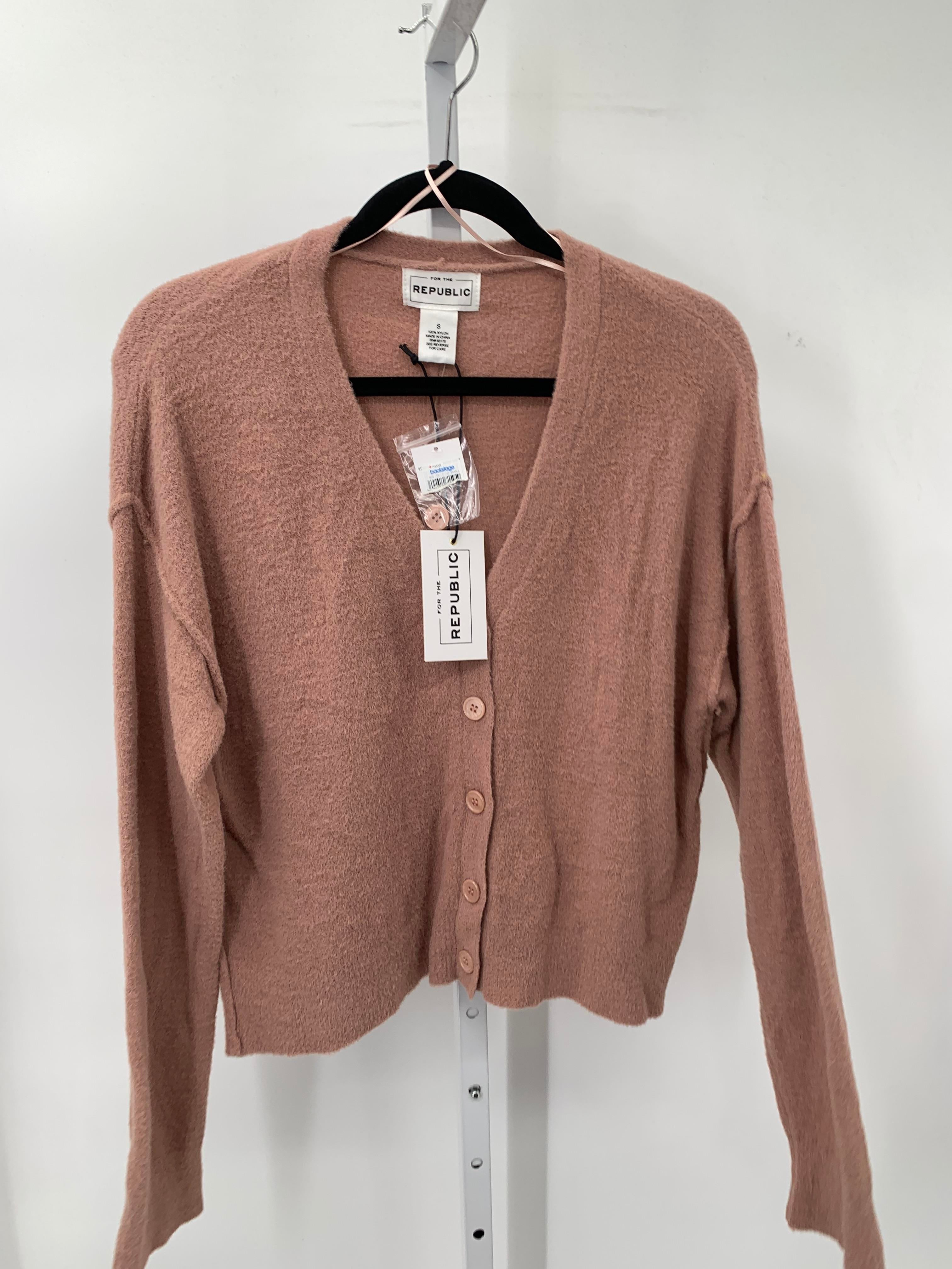 For The Republic Size Small Misses Long Slv Sweater