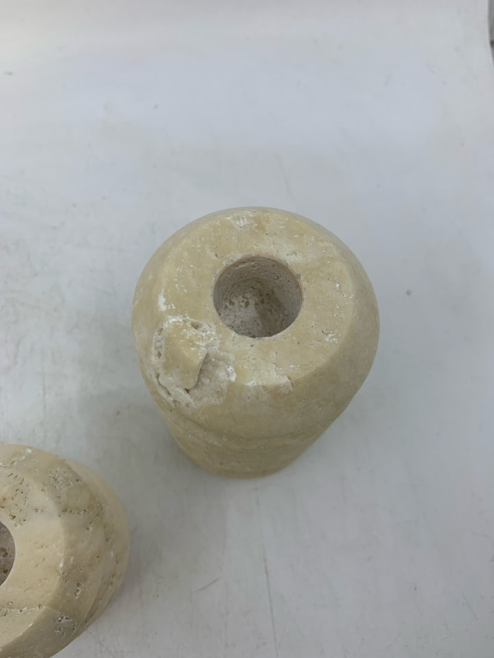 2 BEIGE HEAVY RIBBED TAPERED.