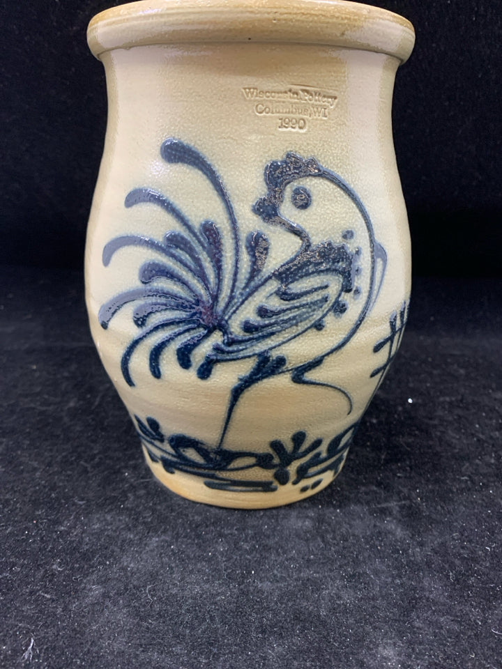 ROOSTER CROCK WISCONSIN POTTERY.