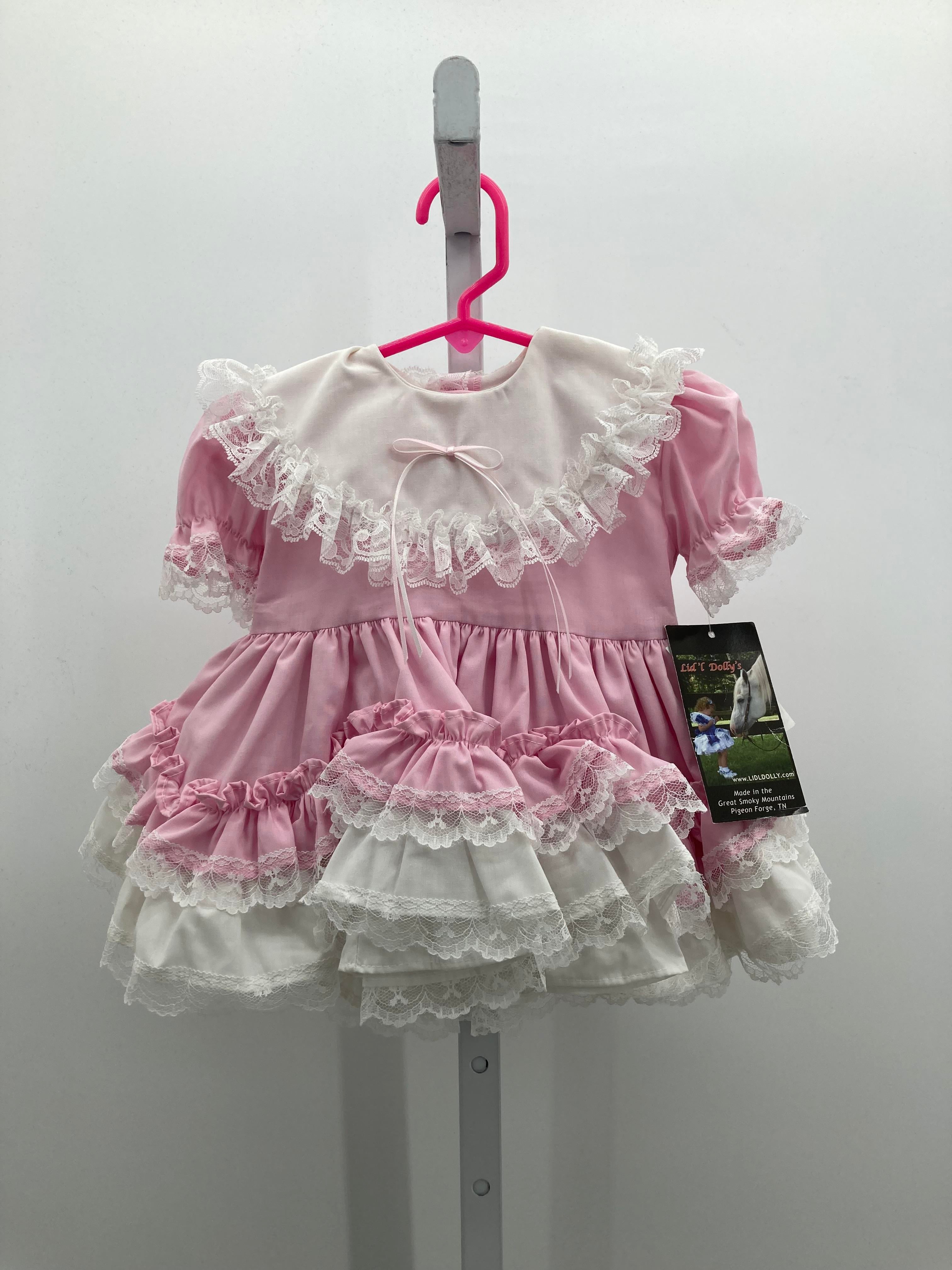 Size 3-6 Months Girls Short Sleeve Dress