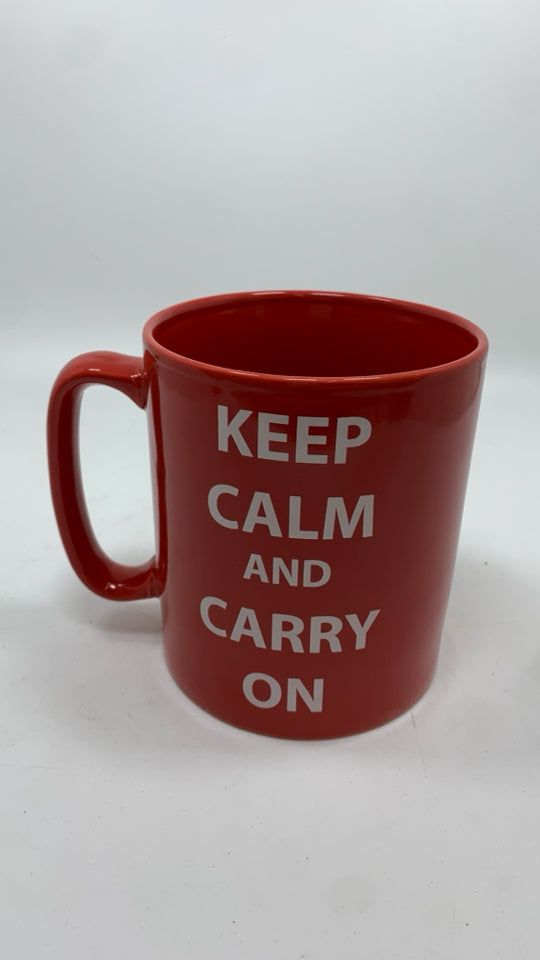 KEEP CALM AND CARRY ON MUG.