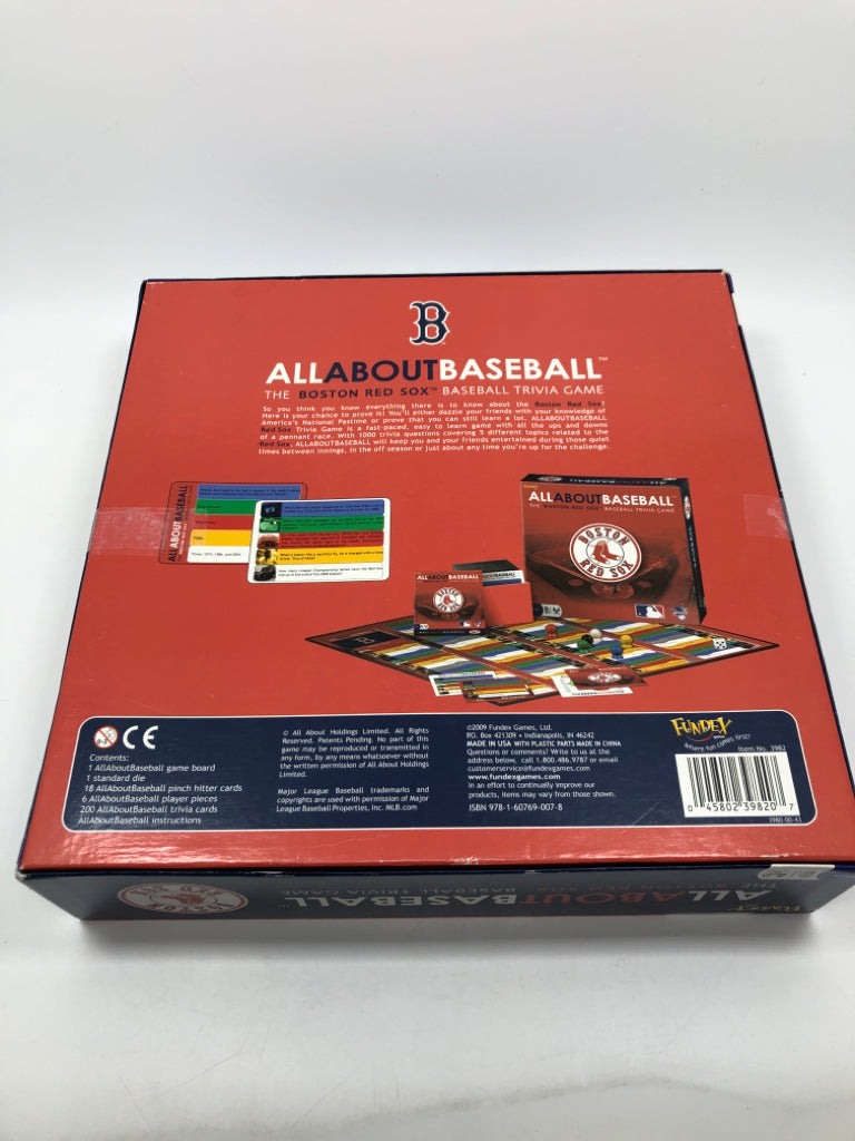 NIB ALL ABOUT BASEBALL TRIVIA GAME.