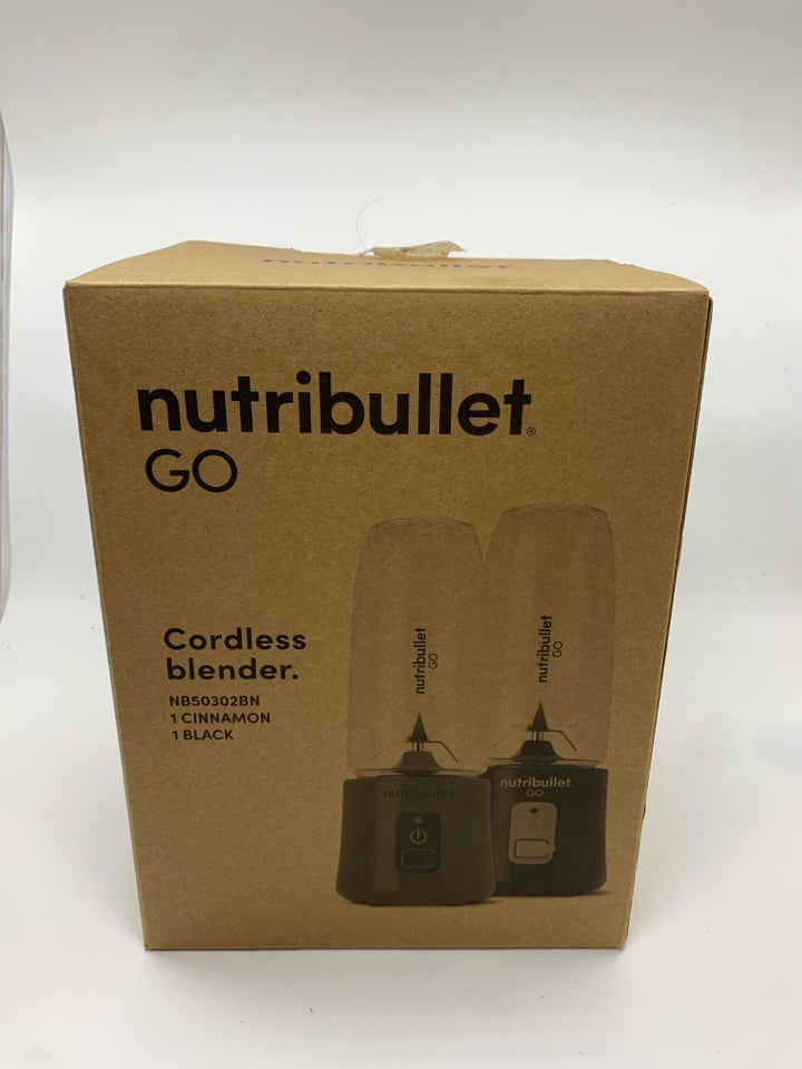 NIB NUTRIBUILLET GO CORDLESS BLENDER.