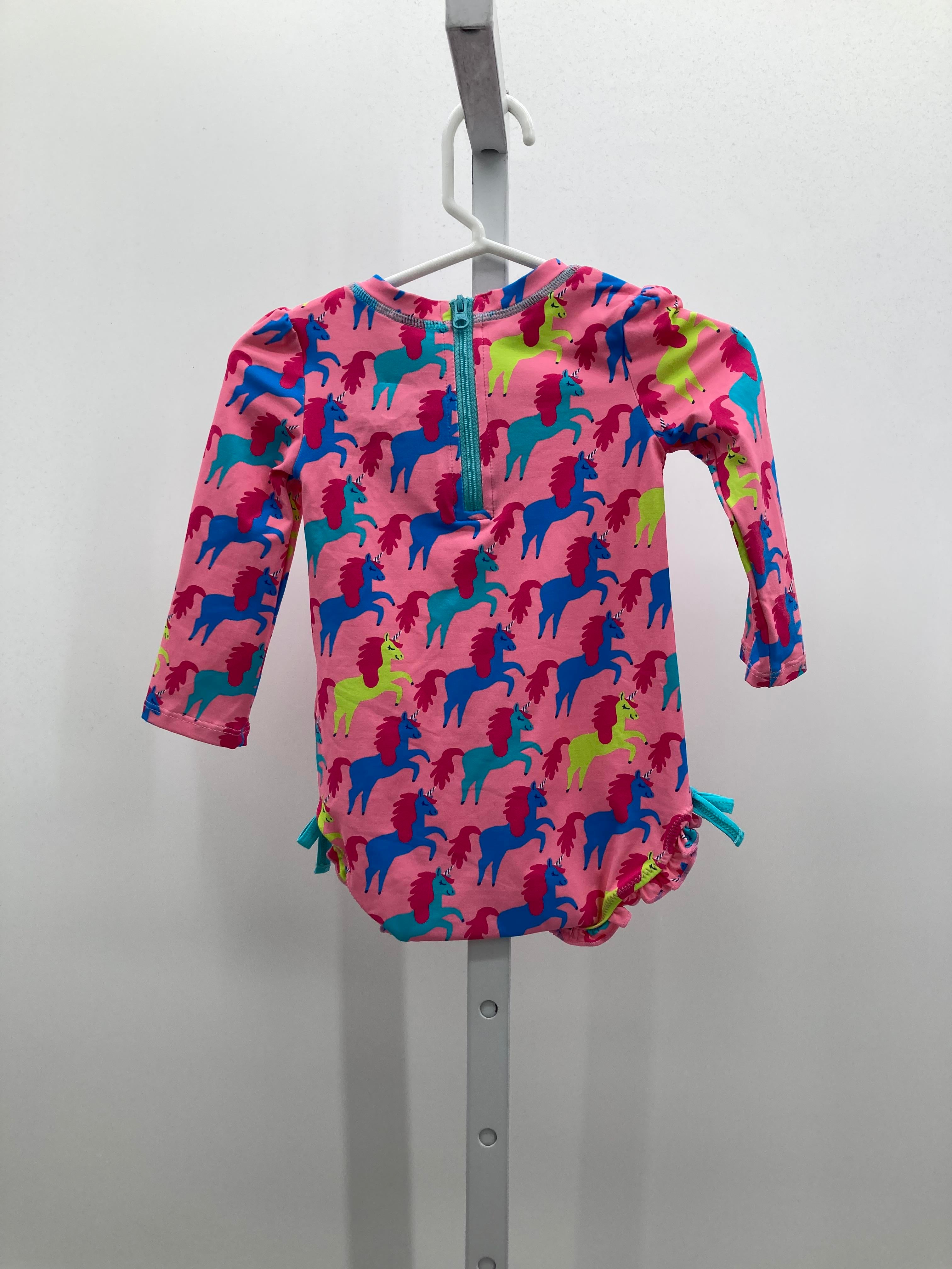 Hatley Size 6-9 mon Girls Swim Suit