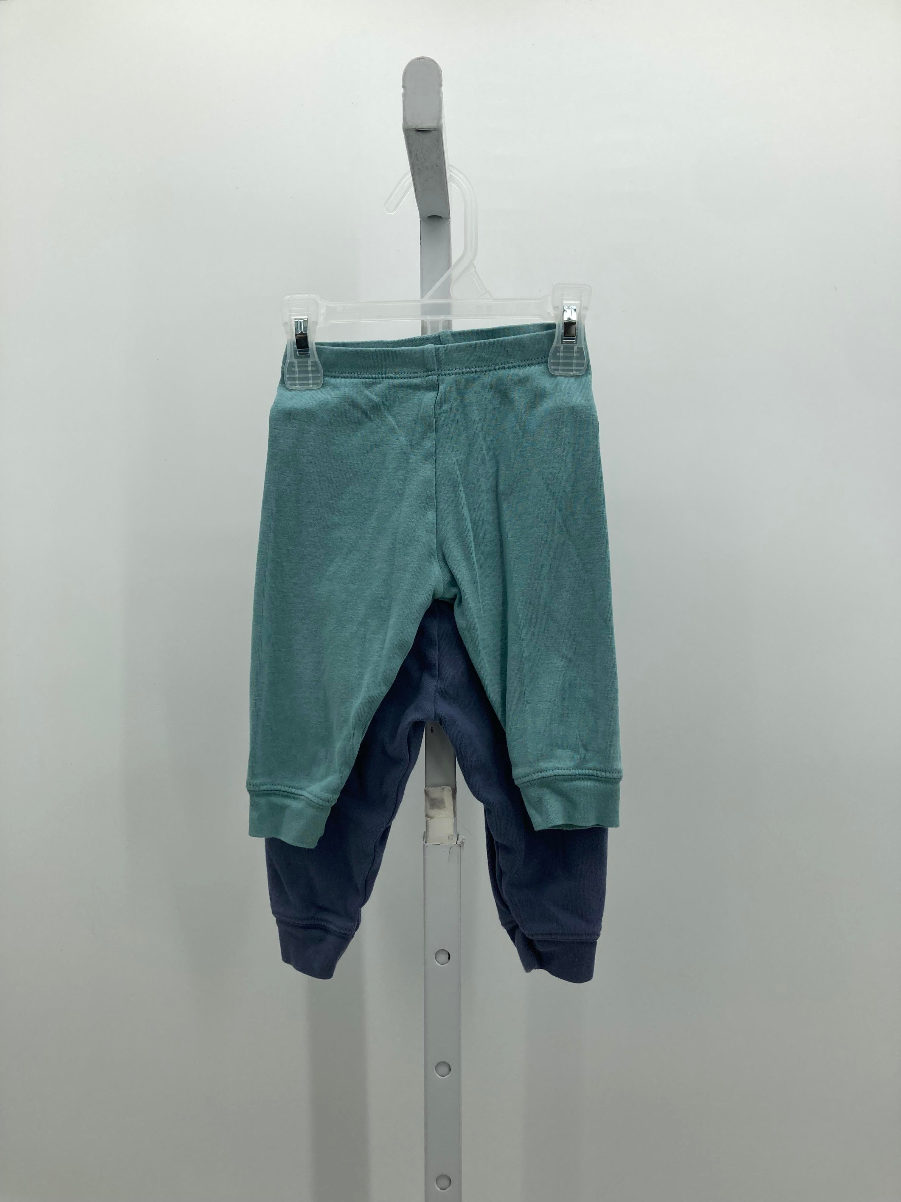 TWO BLUE/GREEN KNIT PANTS