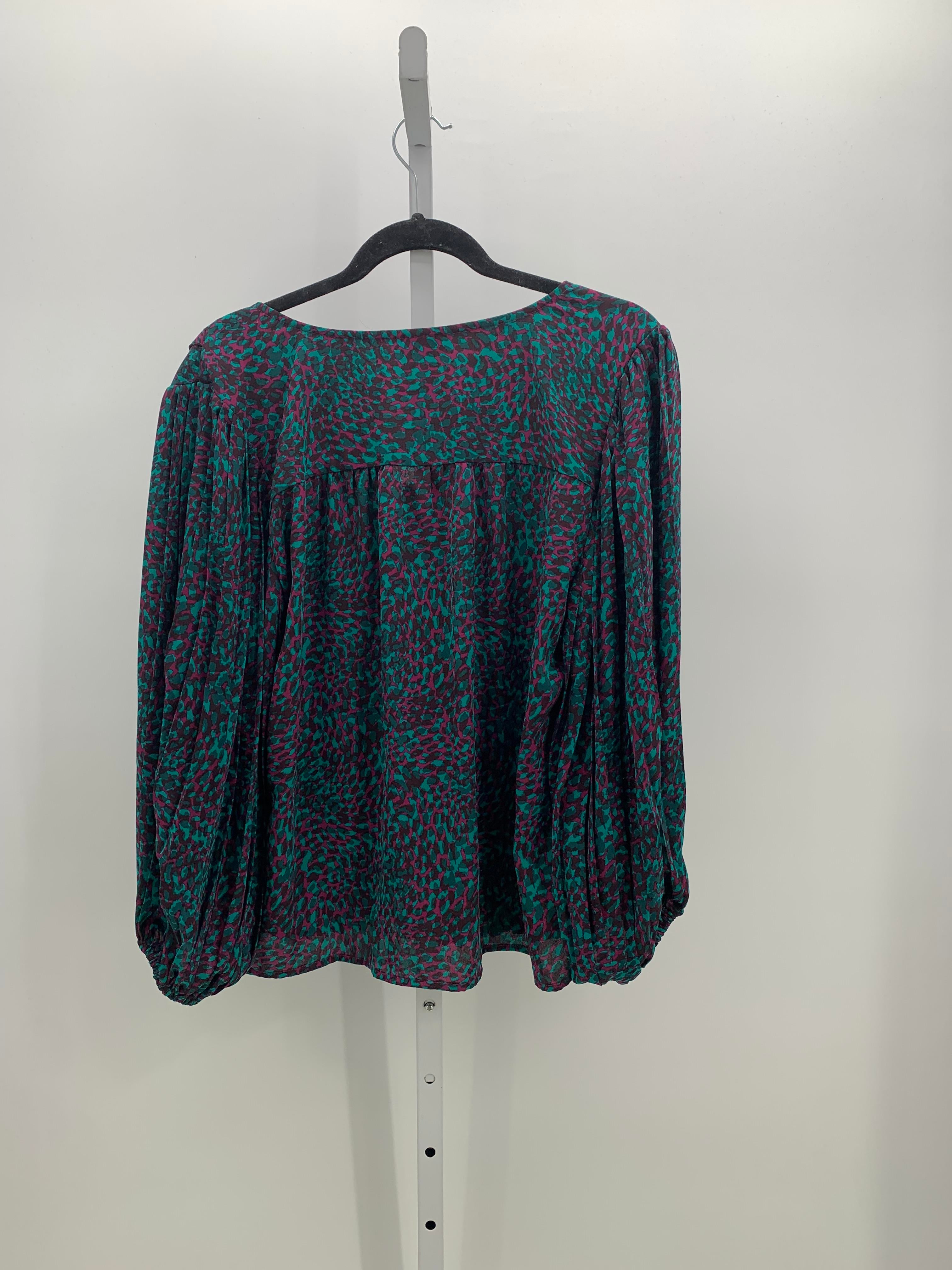 Nine West Size Large Misses 3/4 Sleeve Shirt