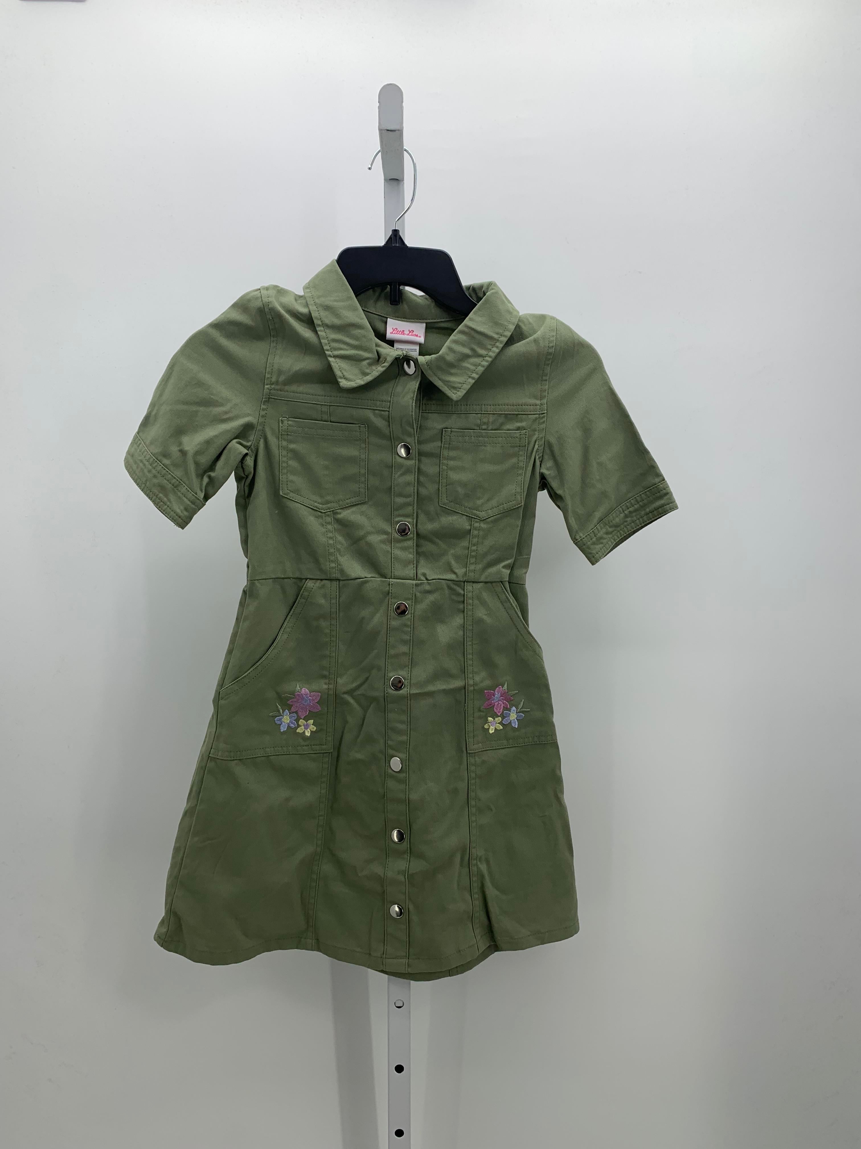 Little Lass Size 10 Girls Short Sleeve Dress