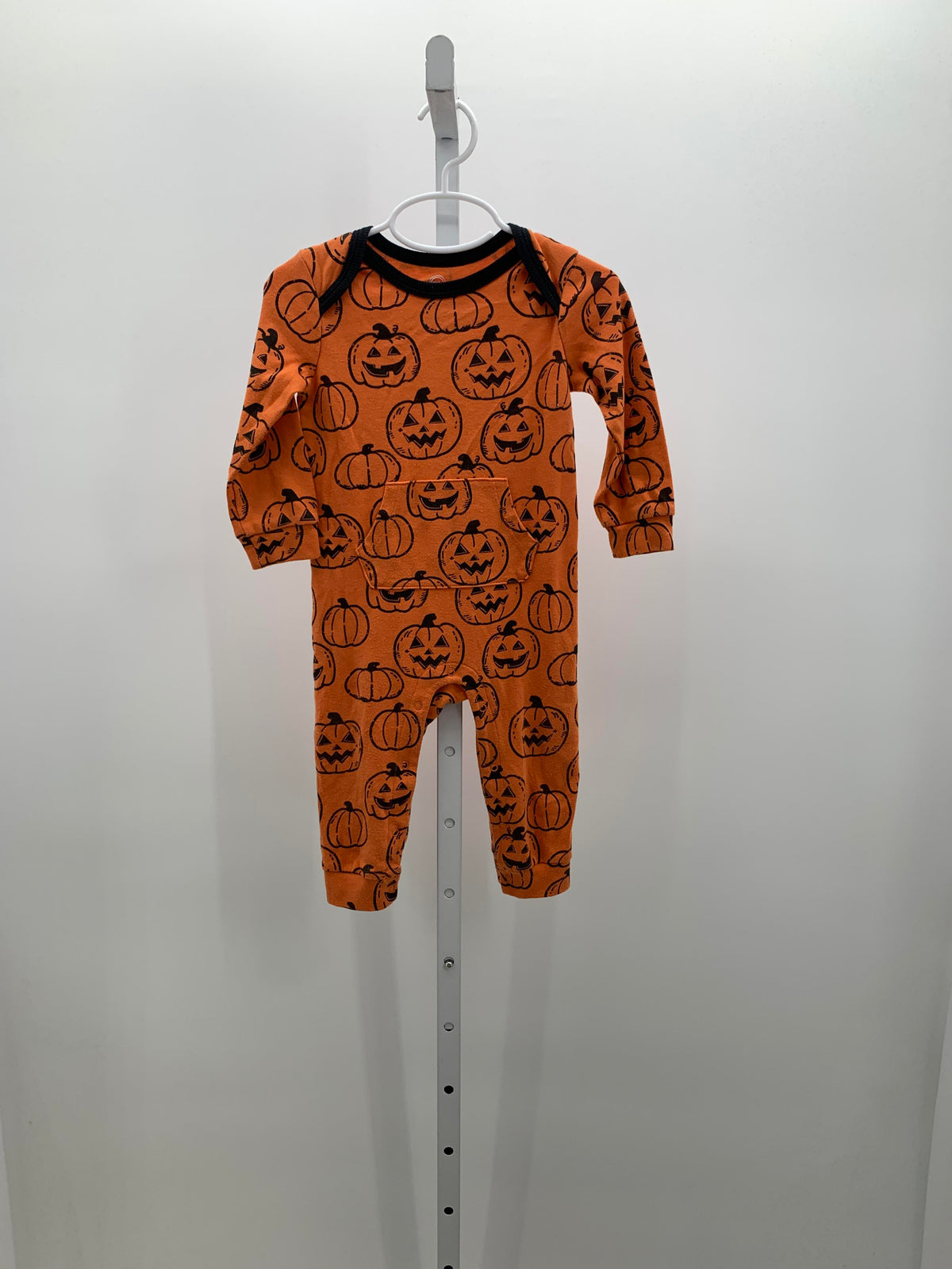LONG SLV ROMPER JACK O'LANTERNS