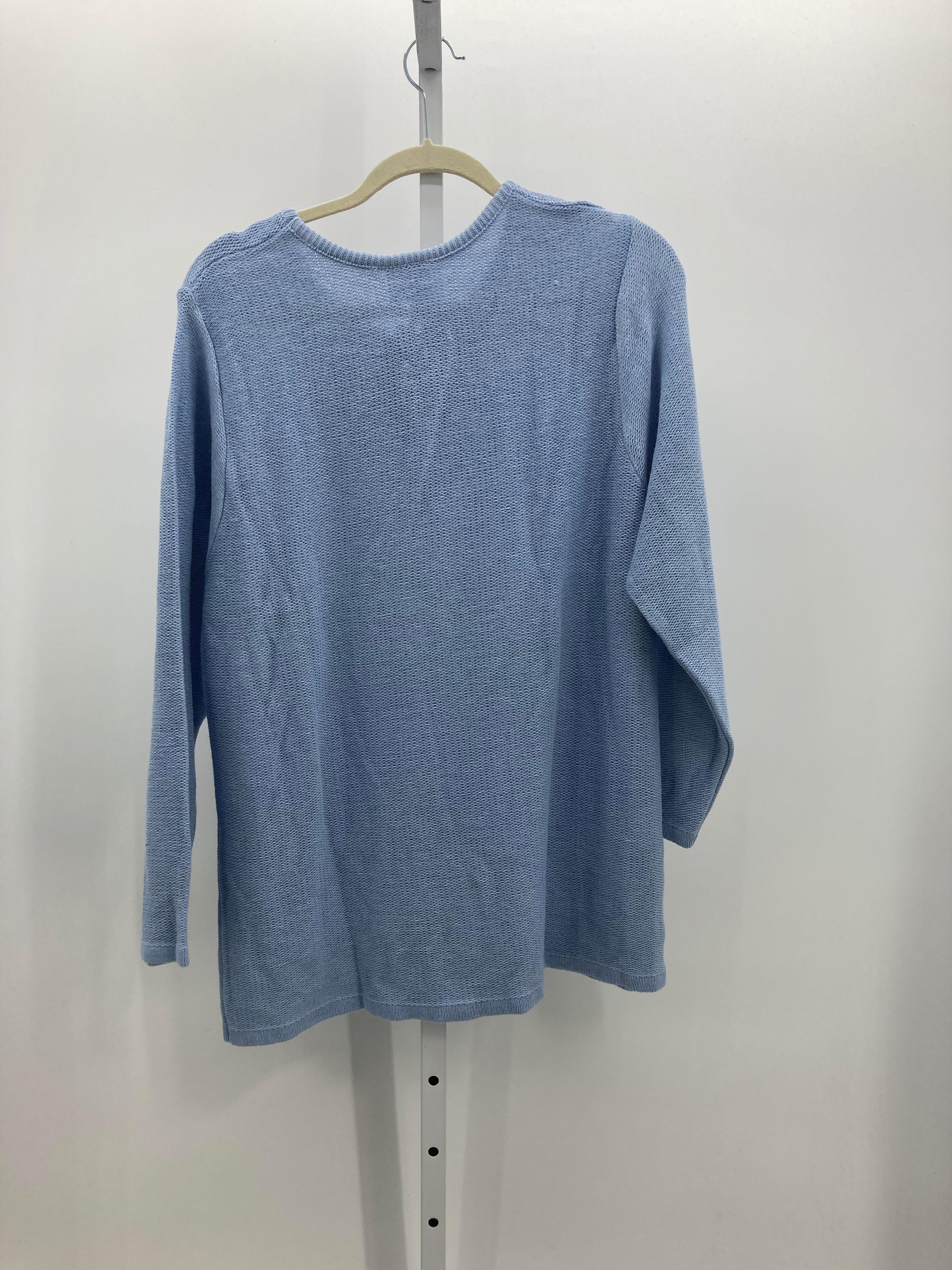 Size 1X Womens Long Slv Sweater
