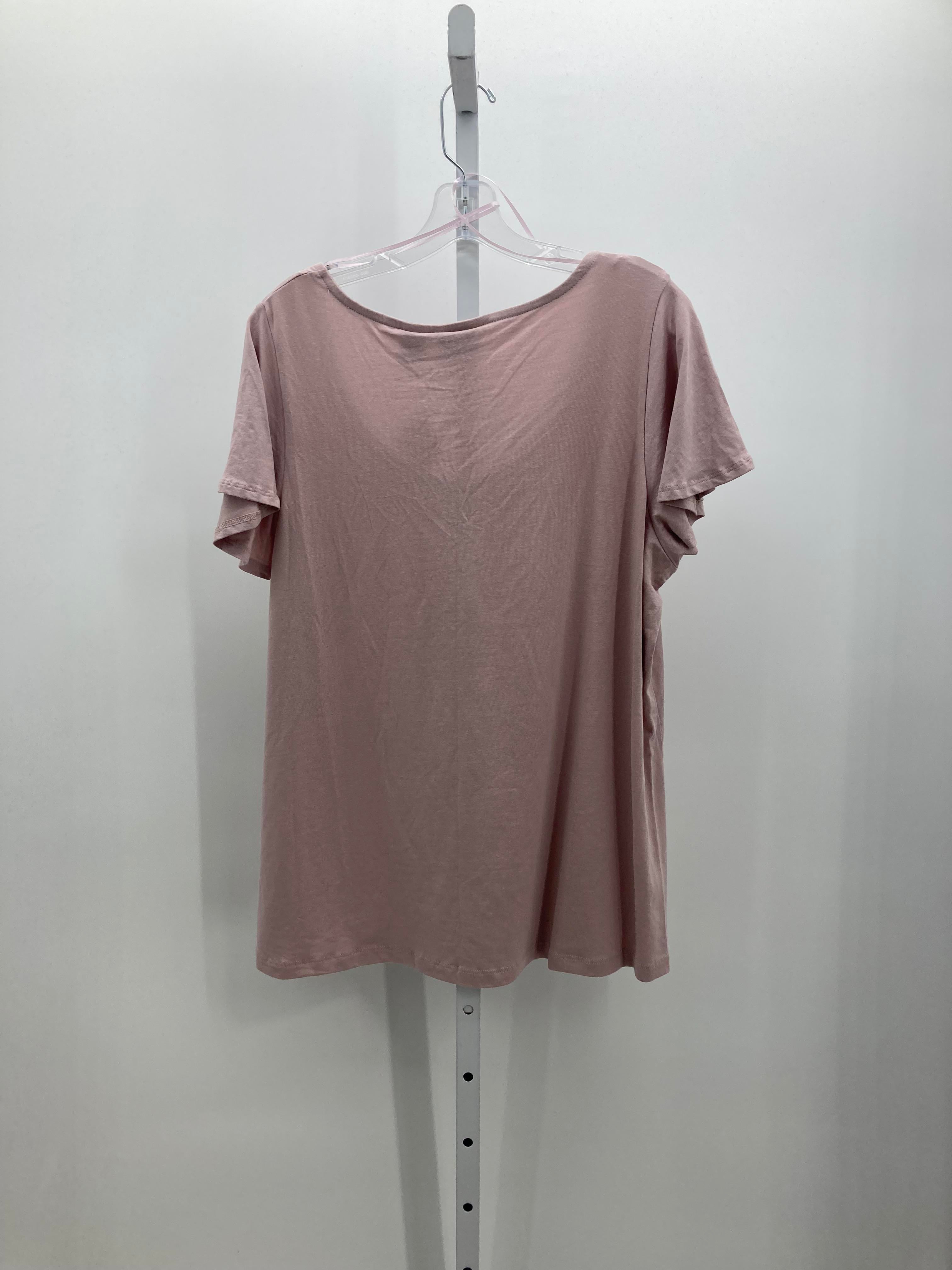 Rachel Zoe Size 1X Womens Short Sleeve Shirt