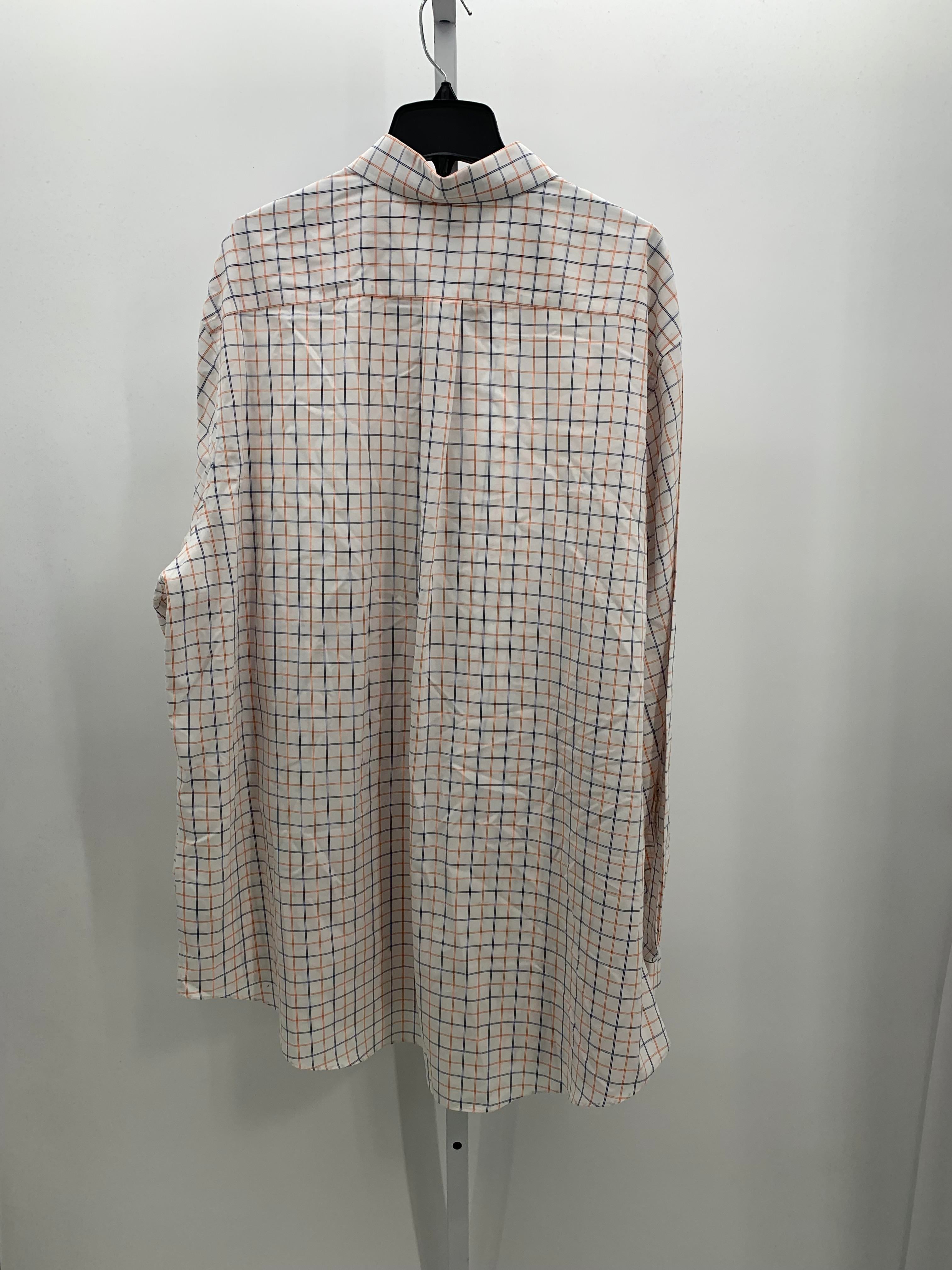 BLUE ORANGE PLAID