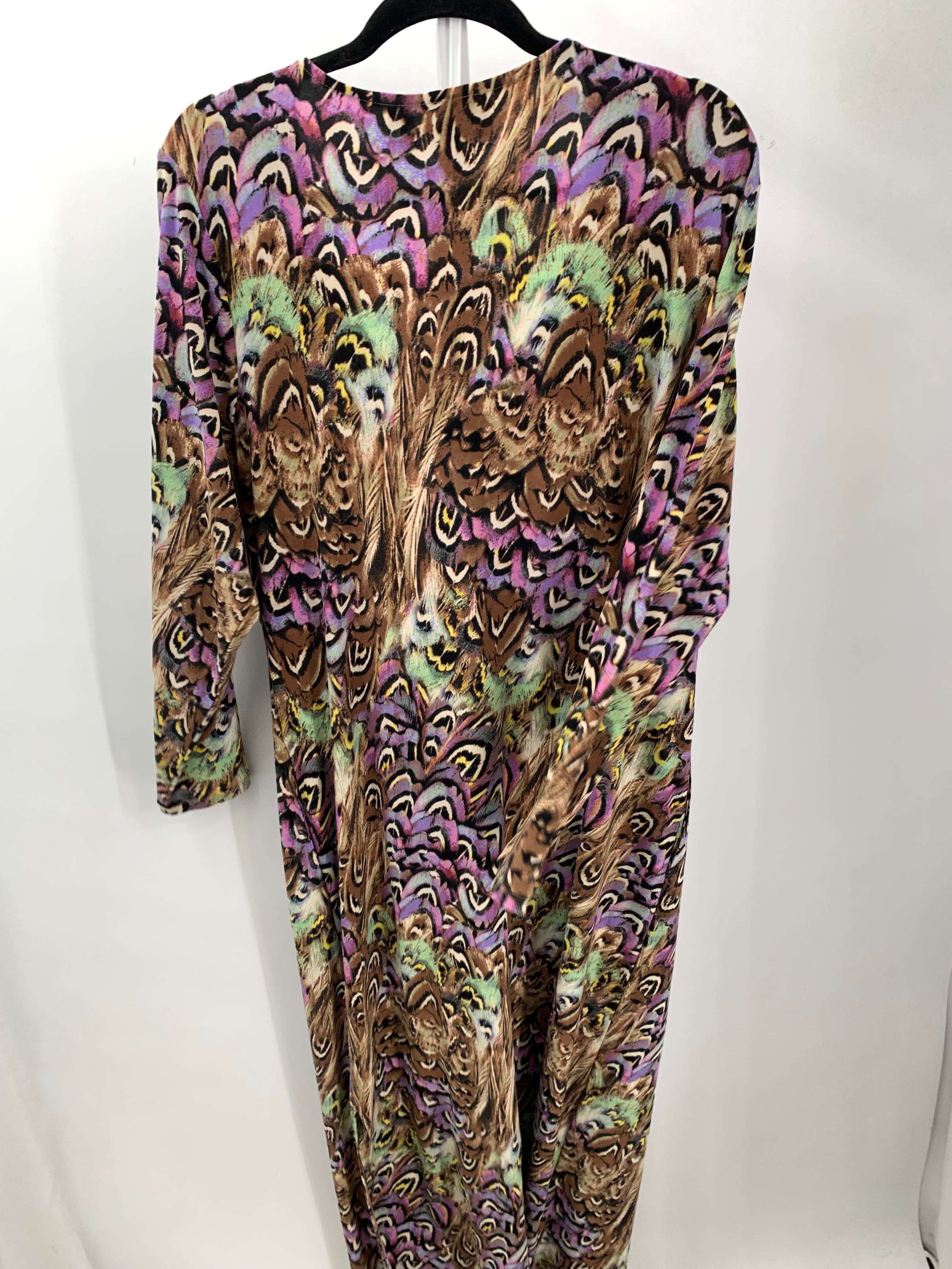 Attitudes Size 2X Womens Long Sleeve Dress