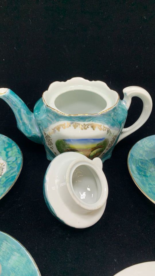 VTG 7PC COLLEEN BAWN ROCK KILLARNEY TEA SET.