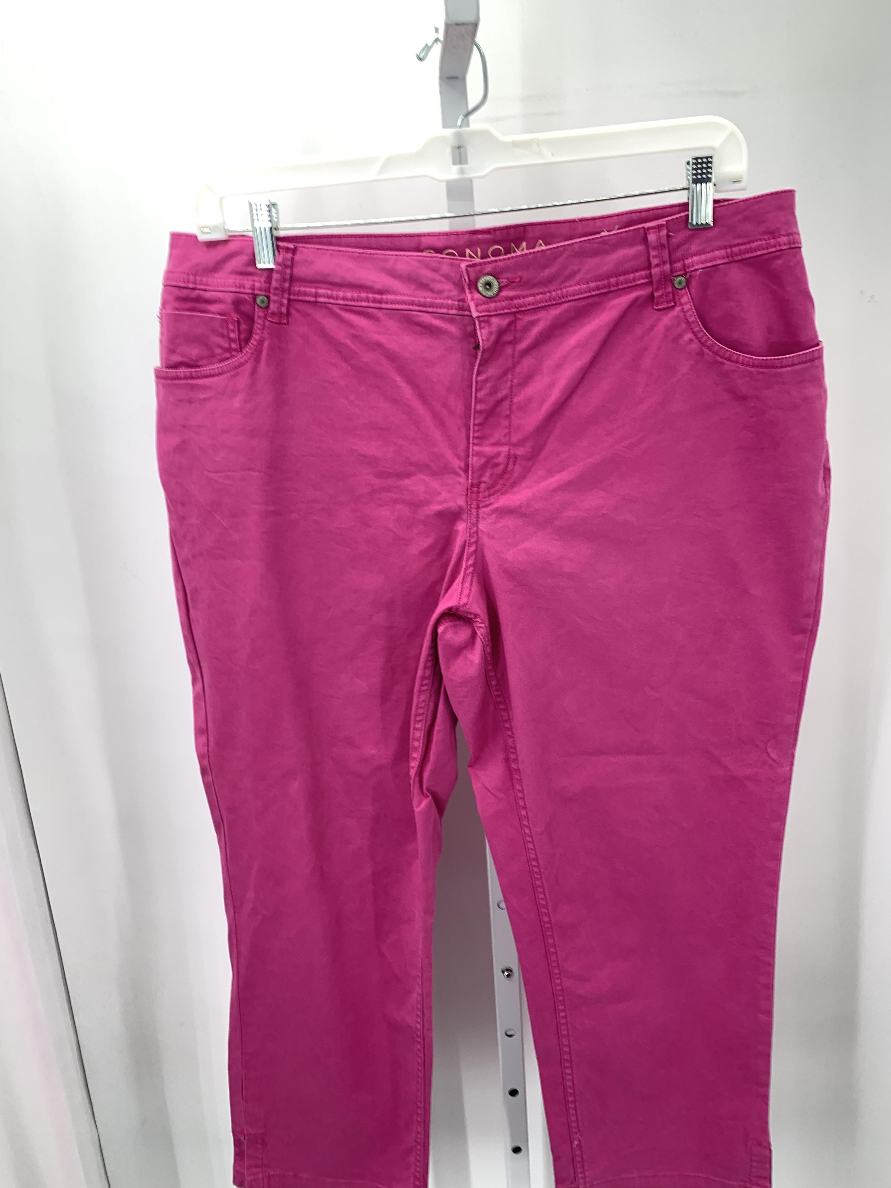 Sonoma Size 16 W Womens Cropped Pants