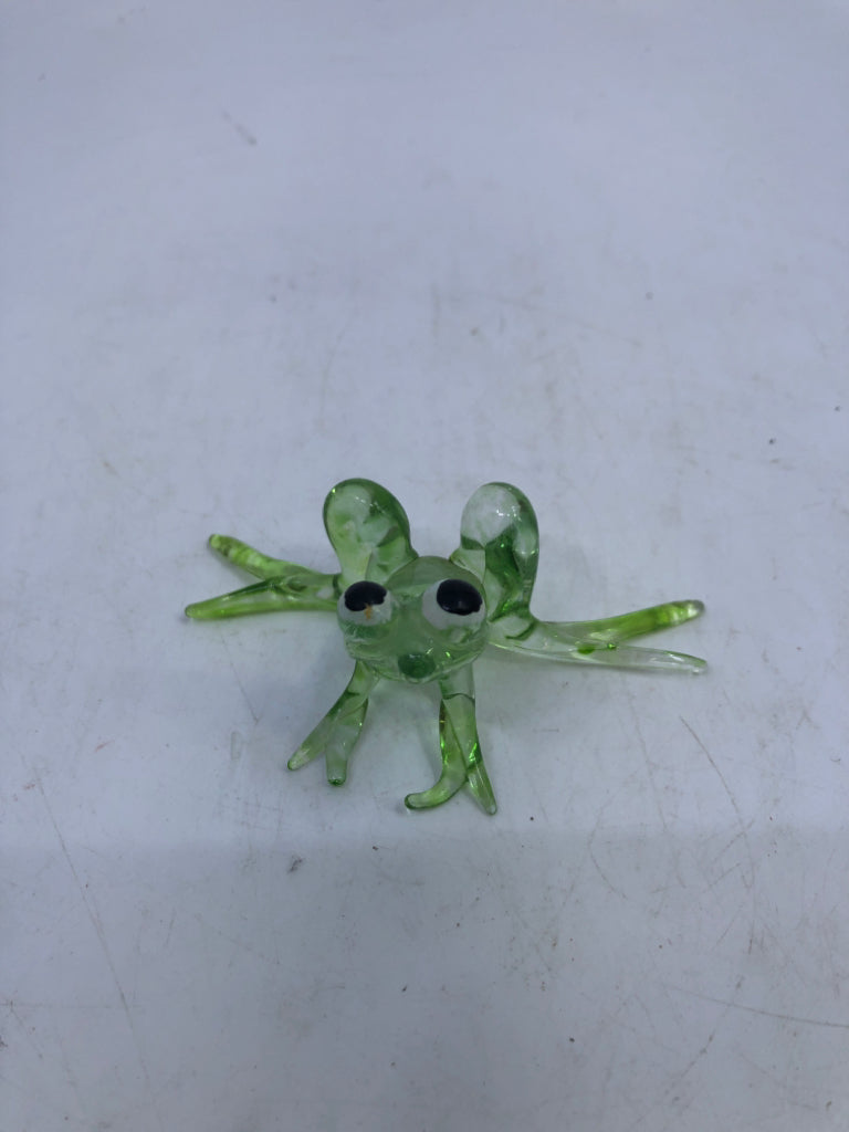 GREEN GLASS FROG.
