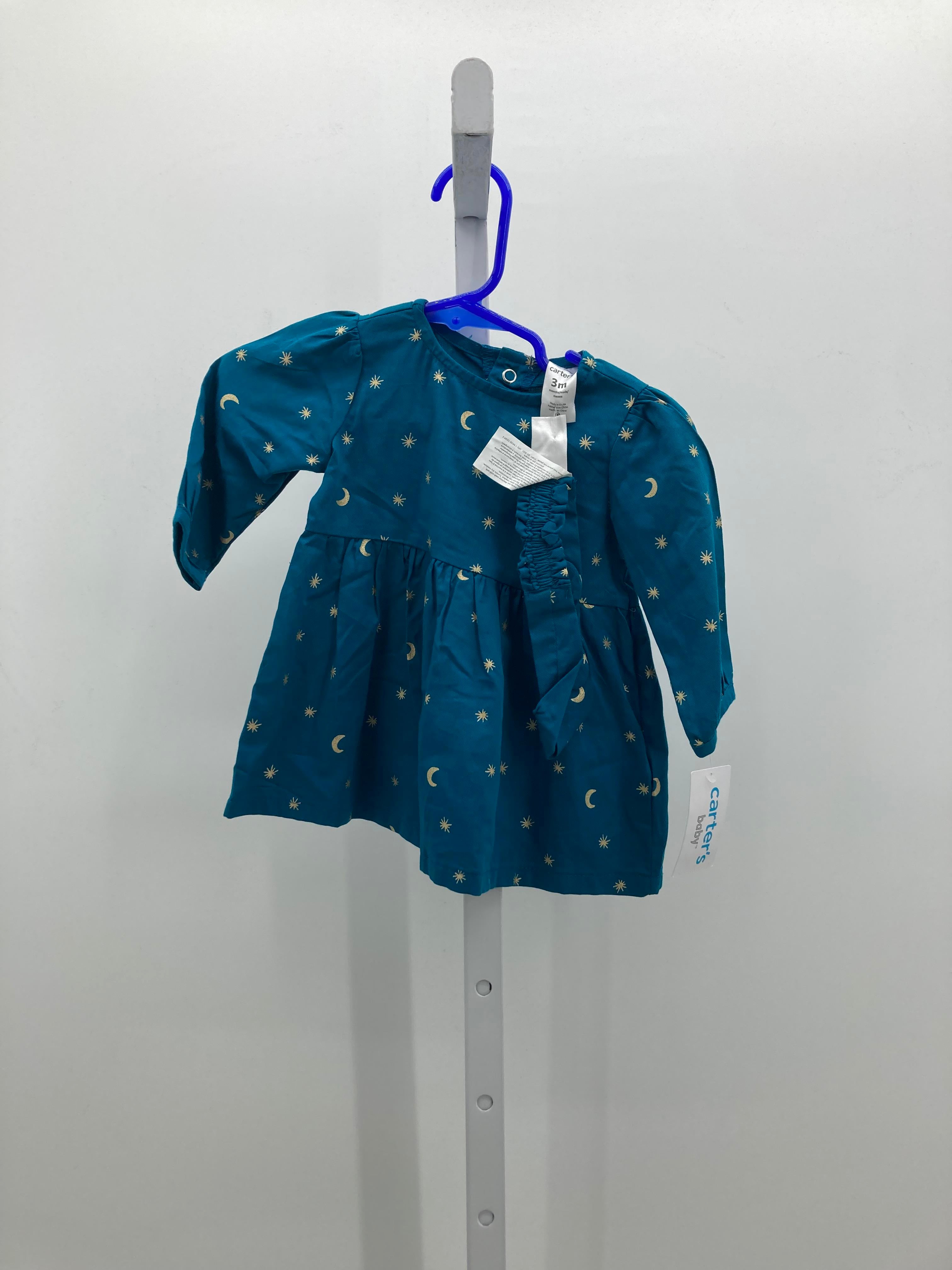 Carters Size 3 Months Girls Long Sleeve Dress