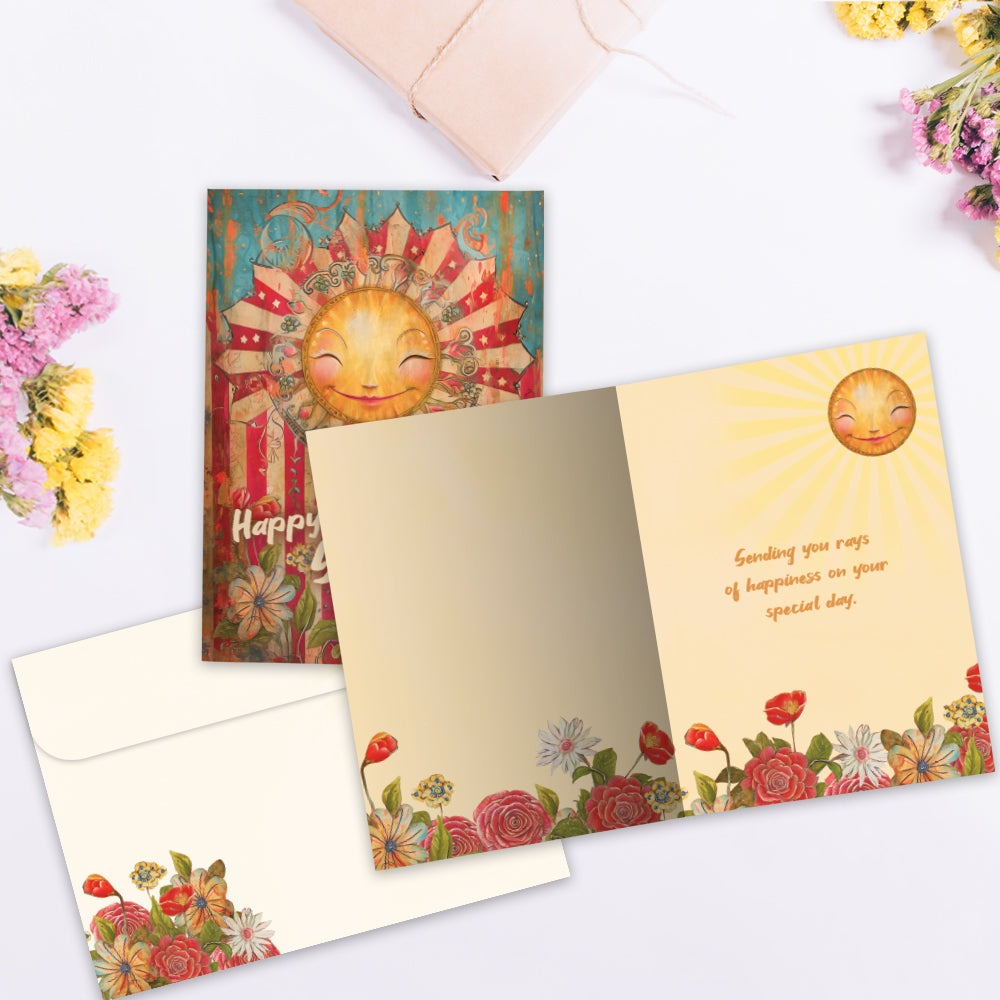 Happy Sunshine, Birthday Card