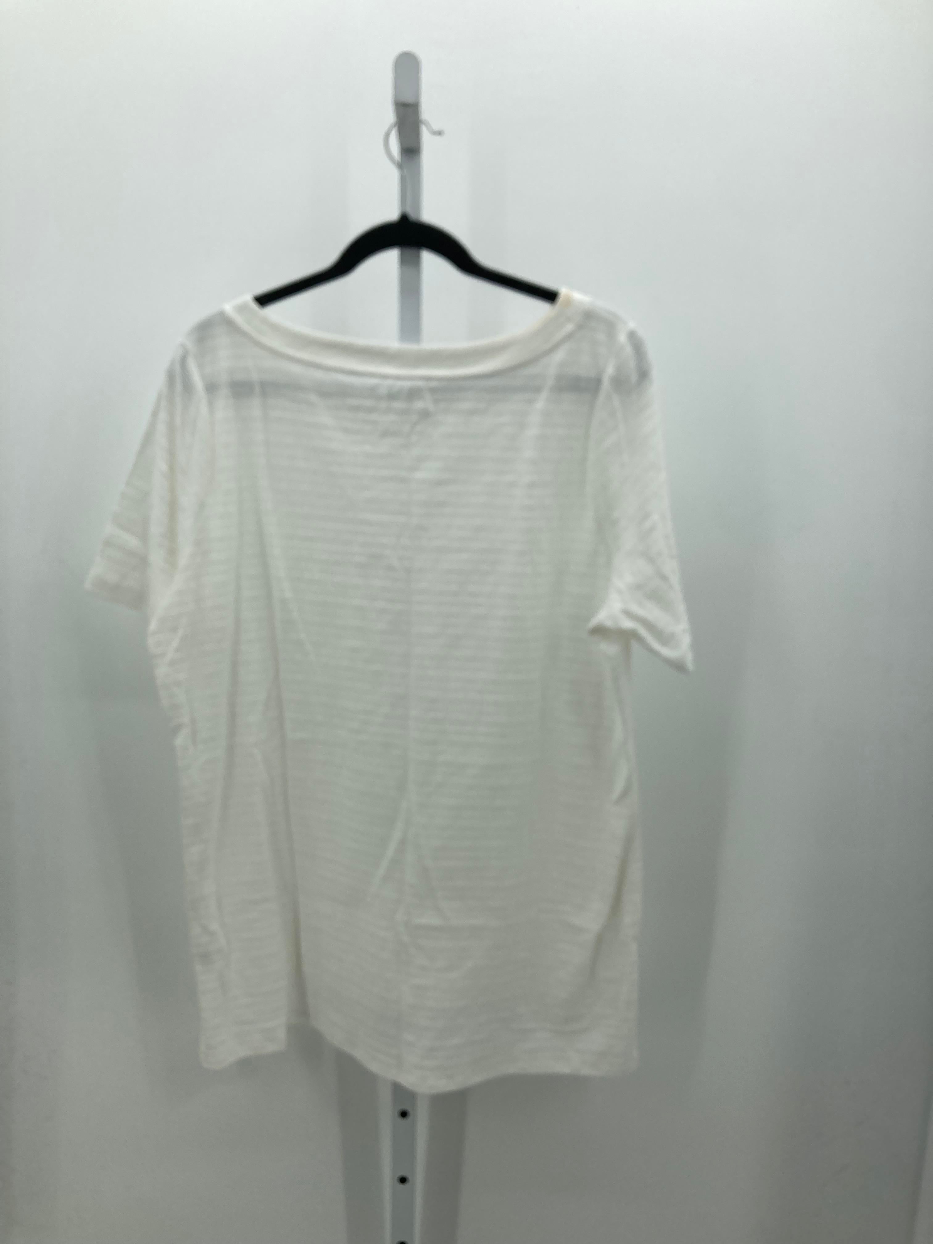 Talbots Size 1X Womens Short Sleeve Shirt