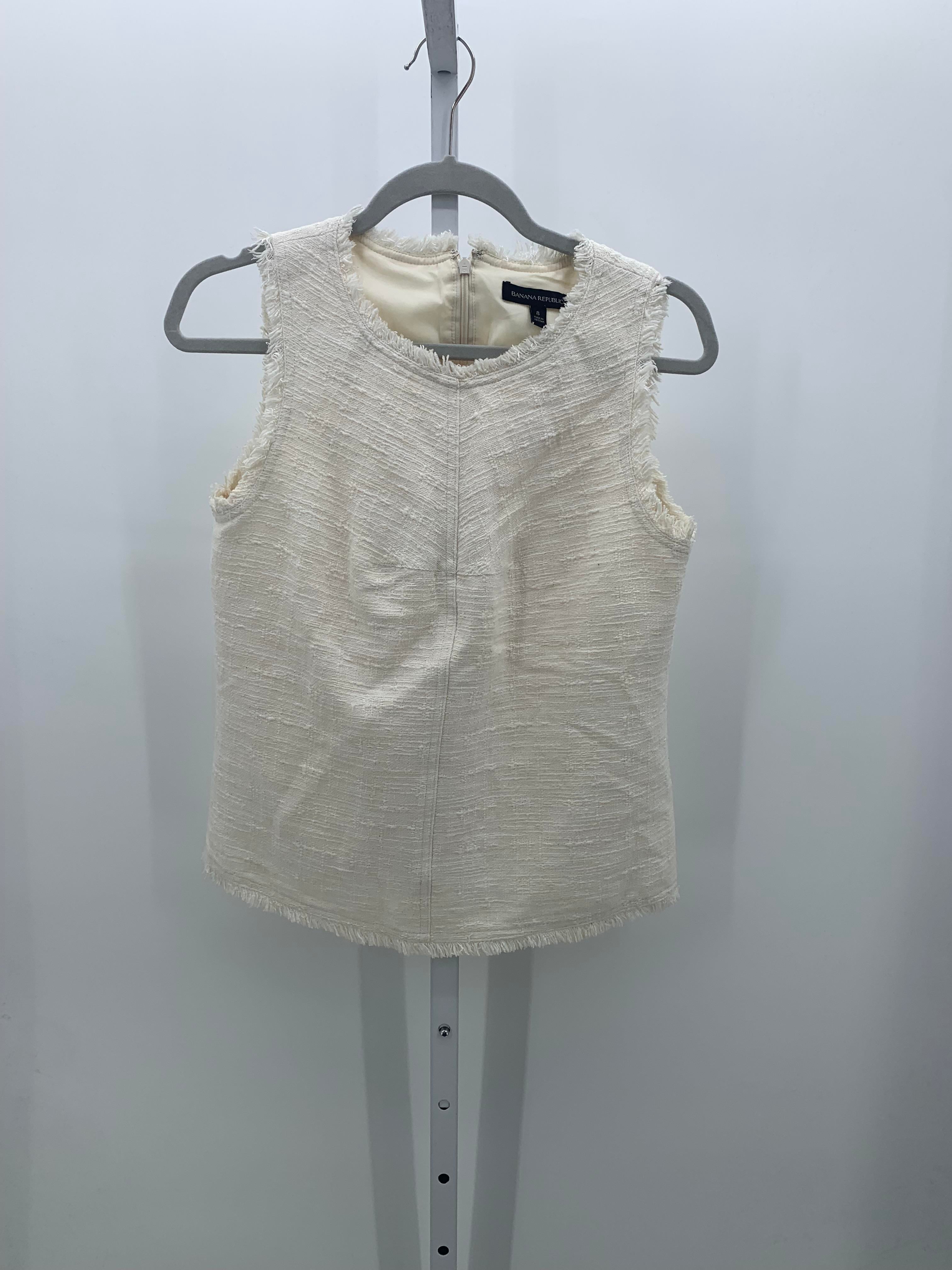 Banana Republic Size 8 Misses Sleeveless Shirt