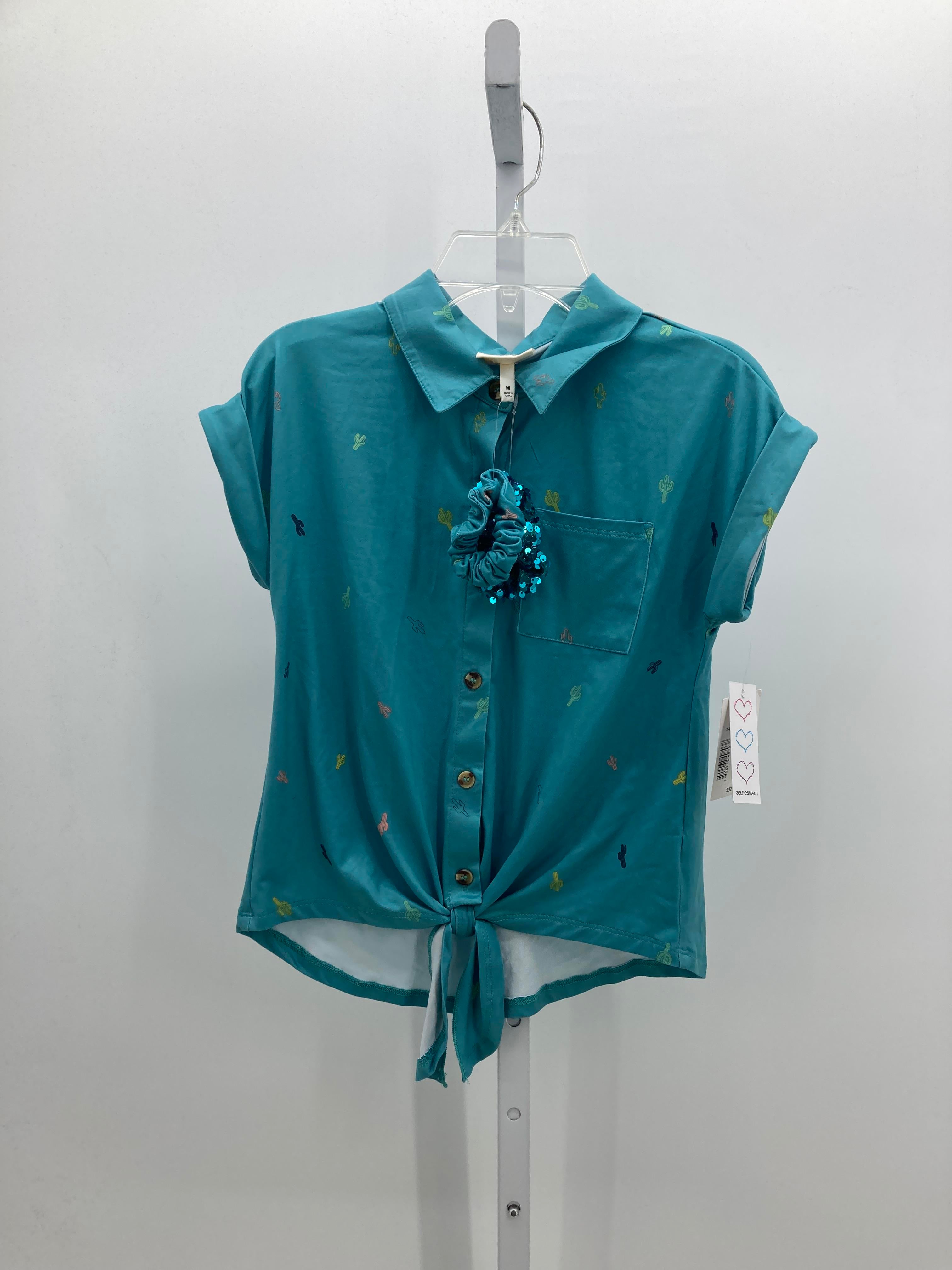 Self Esteem Size 10-12 Girls Short Sleeve Shirt