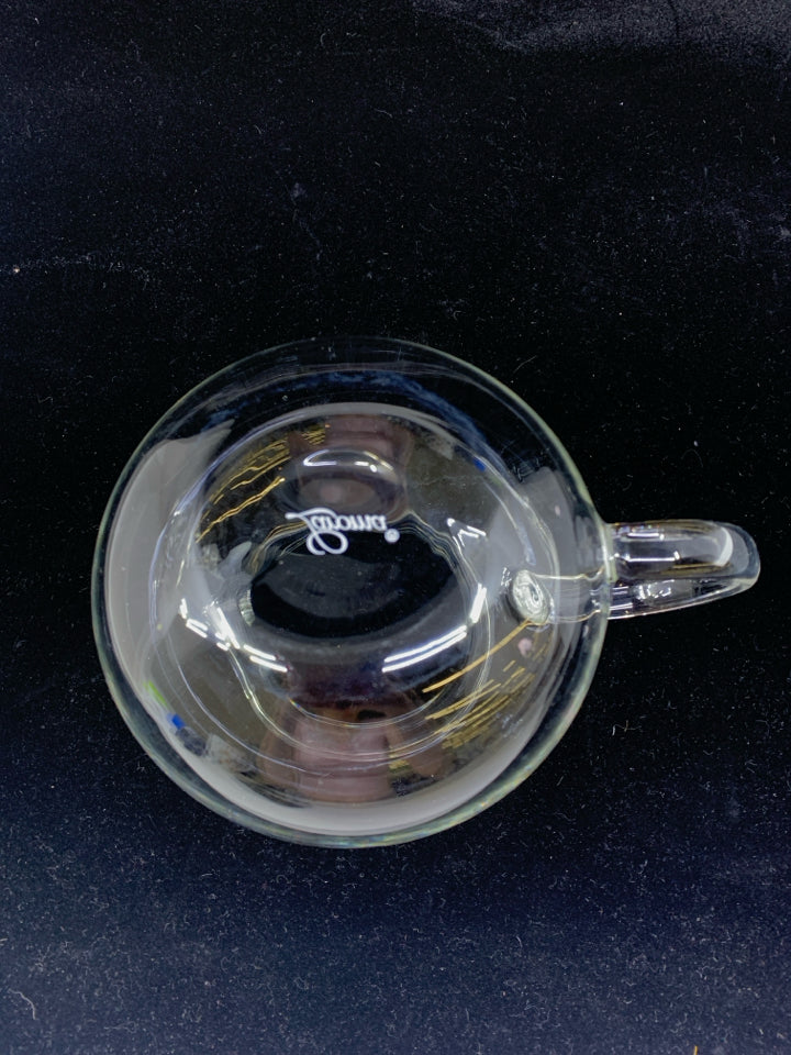 DELICATE GLASS PITCHER.