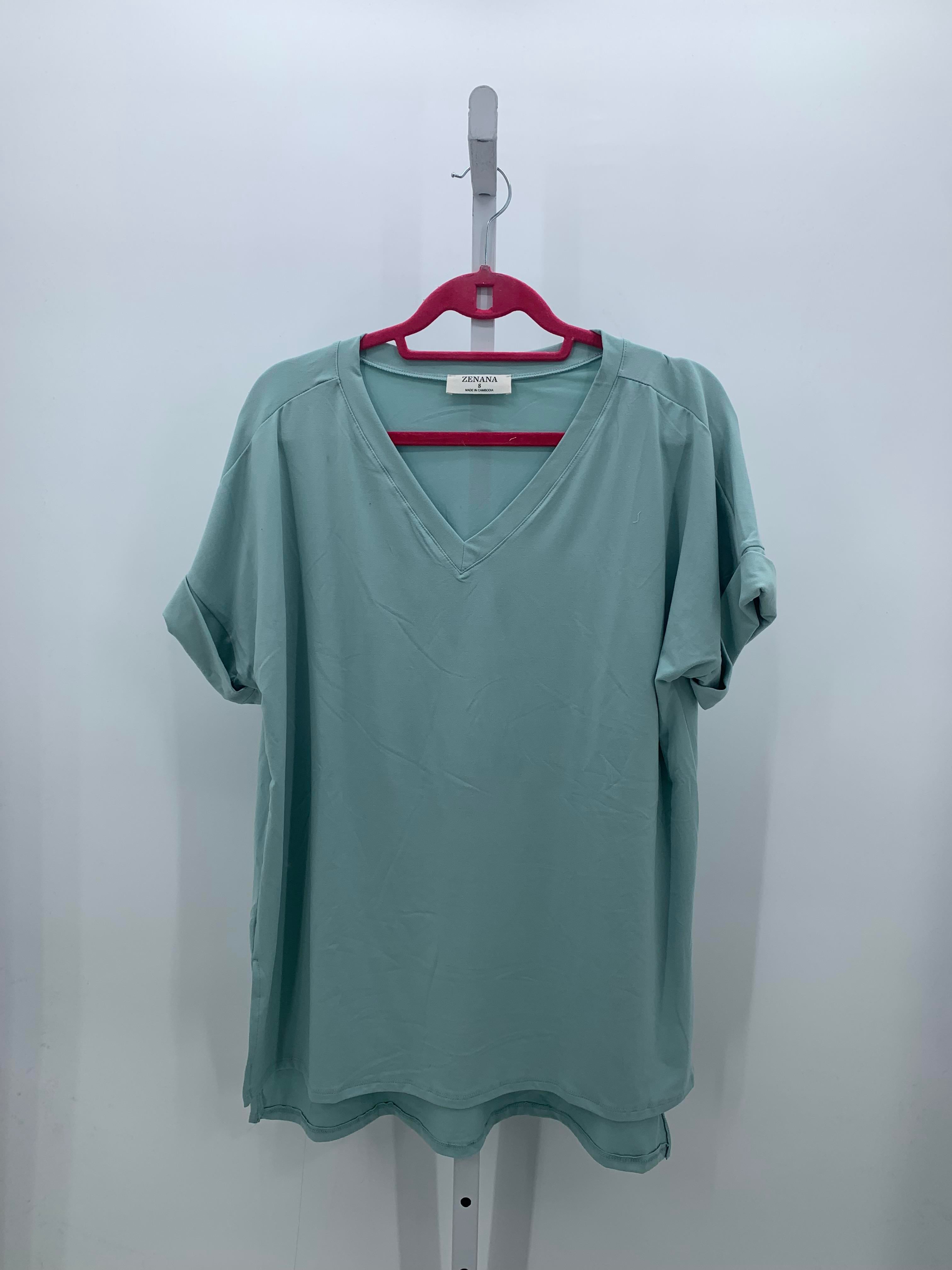Zenana Size Small Misses Short Sleeve Shirt