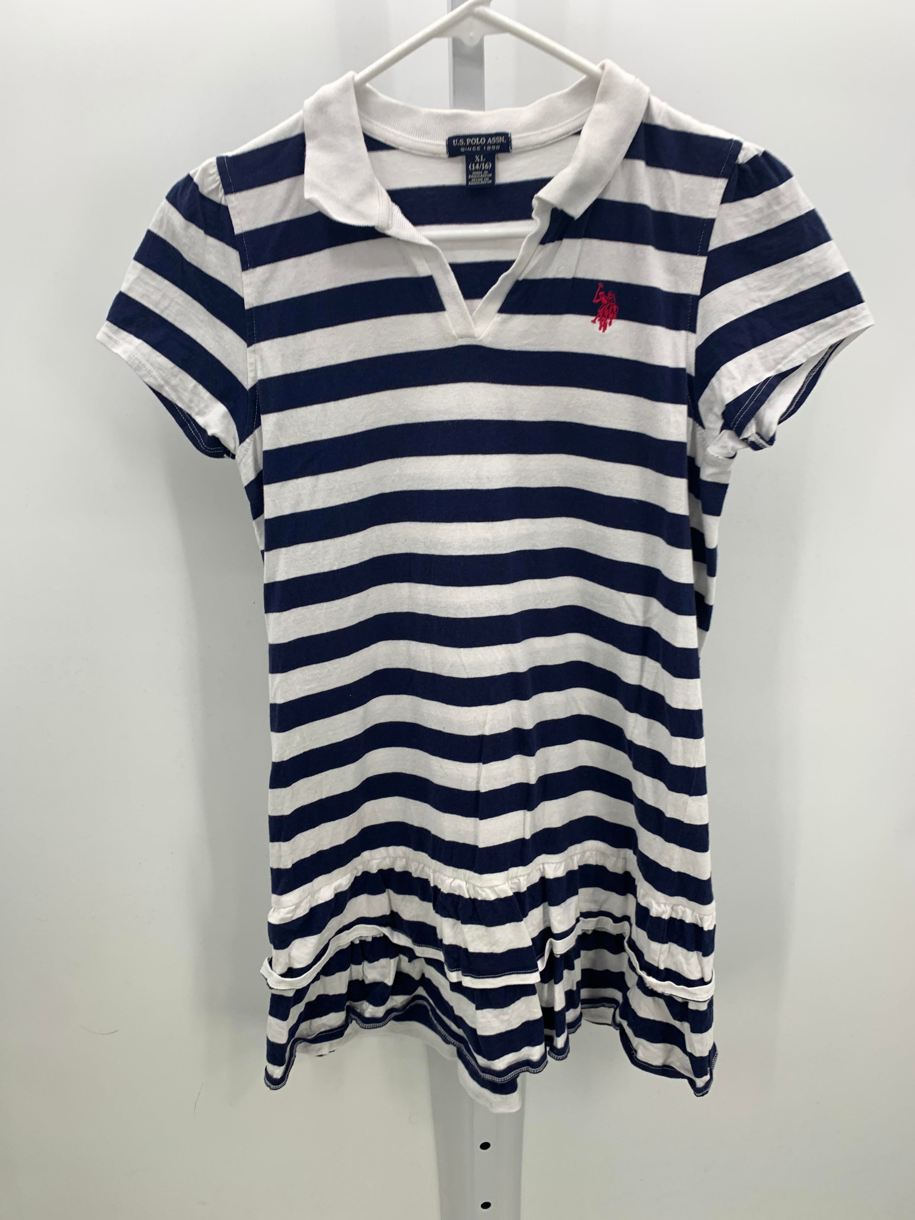 U.S. Polo Size 14-16 Girls Short Sleeve Dress