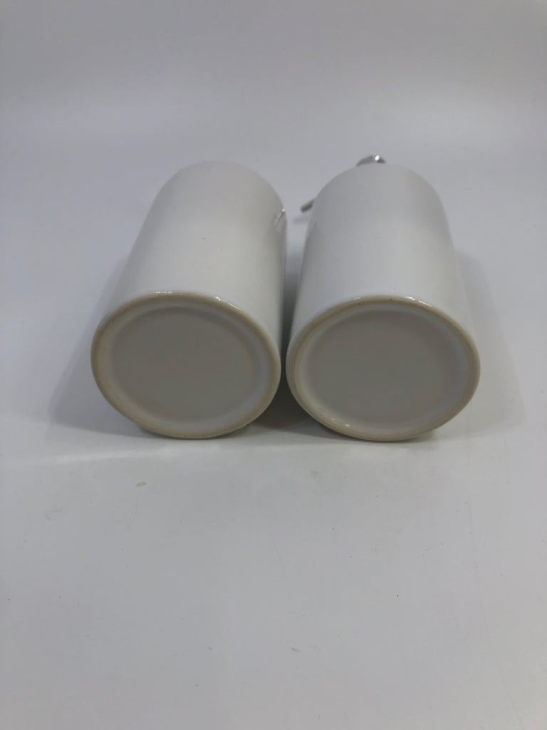 NIB 2 WHITE SOAP DISPENSERS.