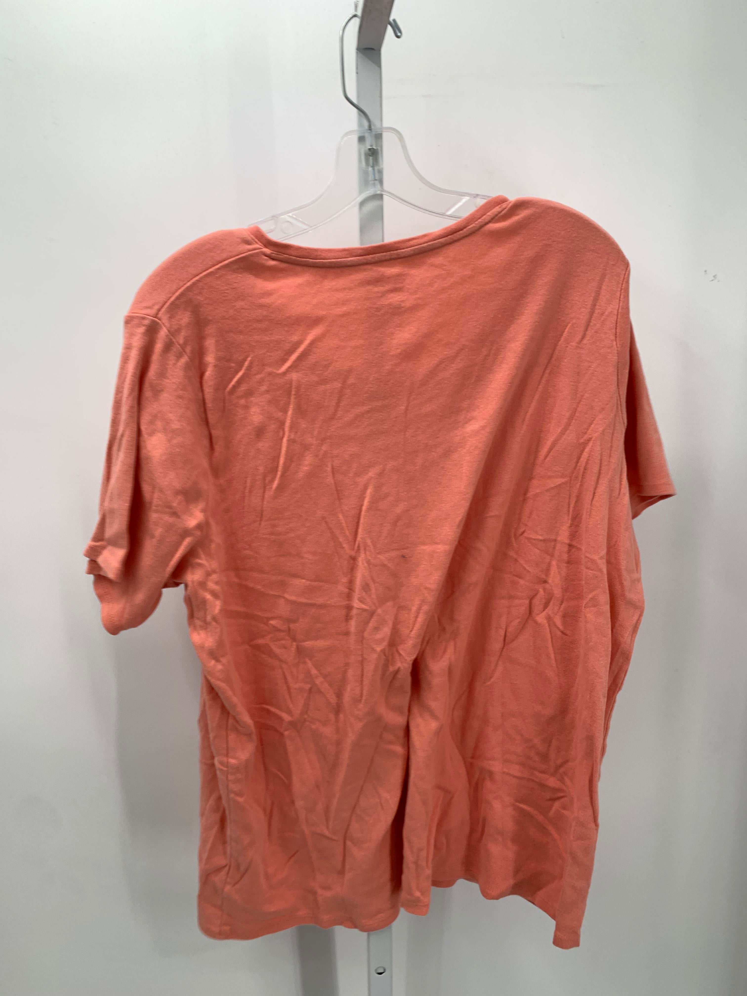 Croft & Barrow Size 2X Womens Short Sleeve Shirt