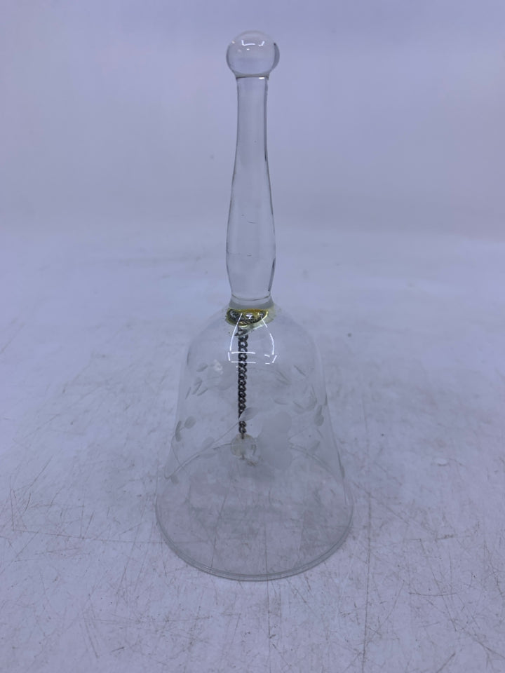 HERITAGE ETCHED GLASS BELL.