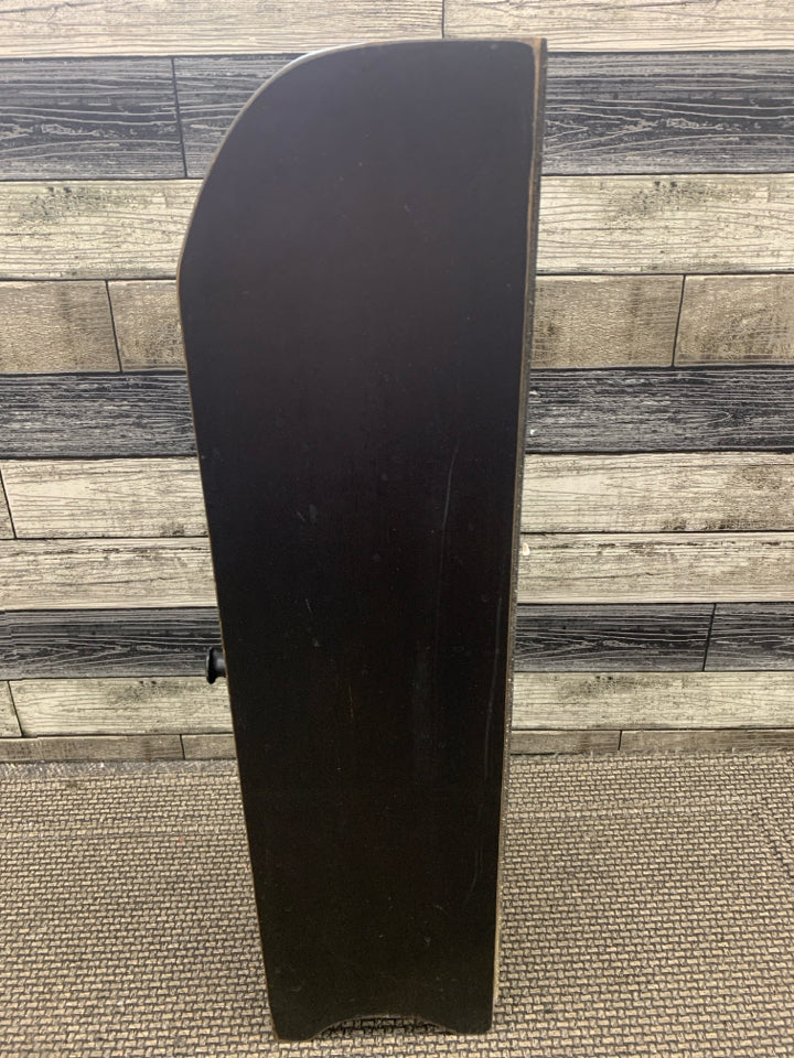 BLACK PRIMITIVE TOILET PAPER CADDY.
