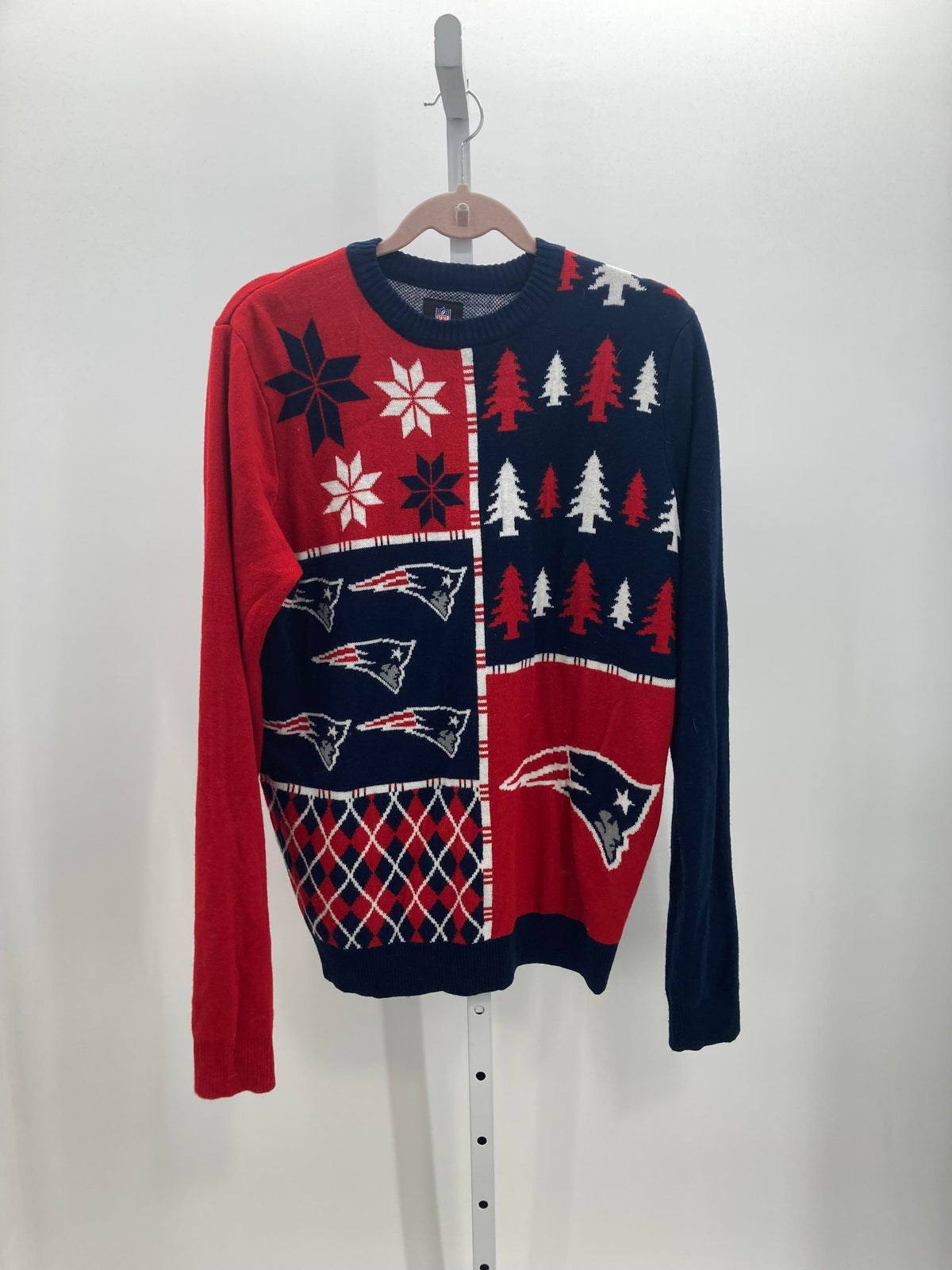 LONG SLV SWEATER PATRIOTS