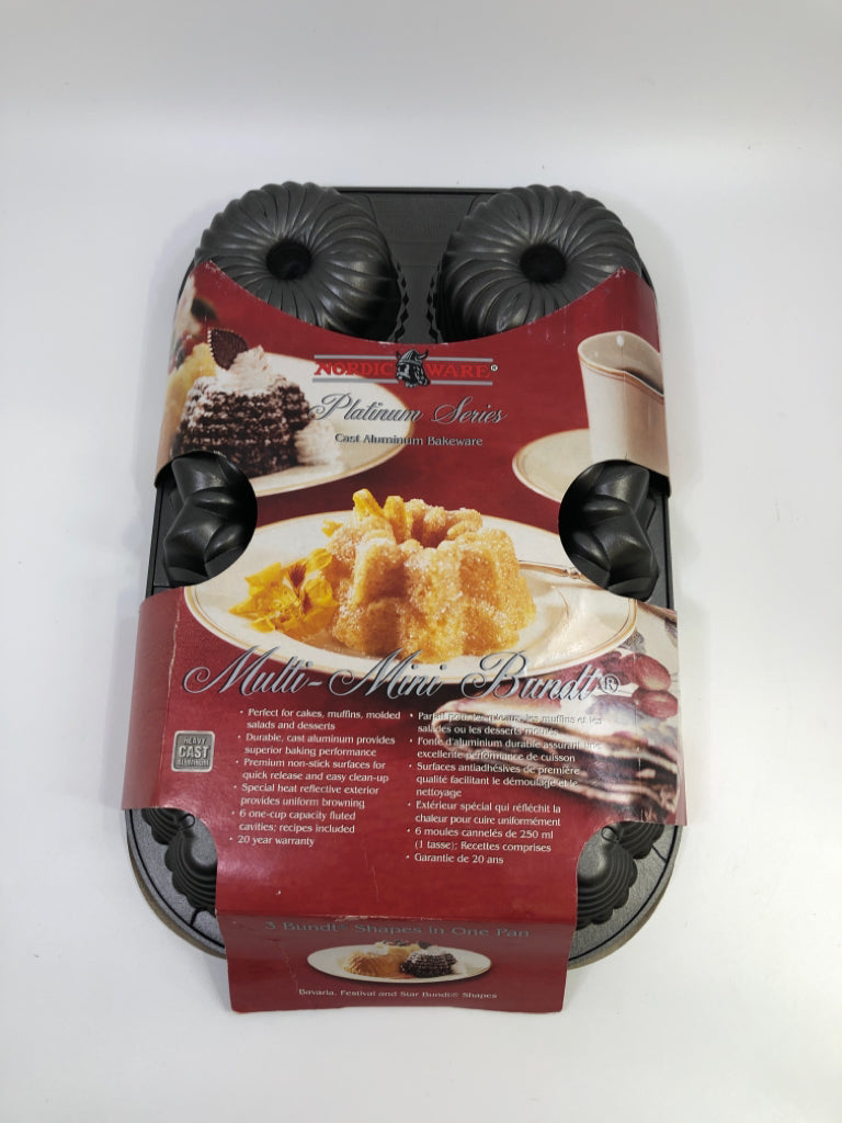 NEW MULTI MINI BUNDT PAN.