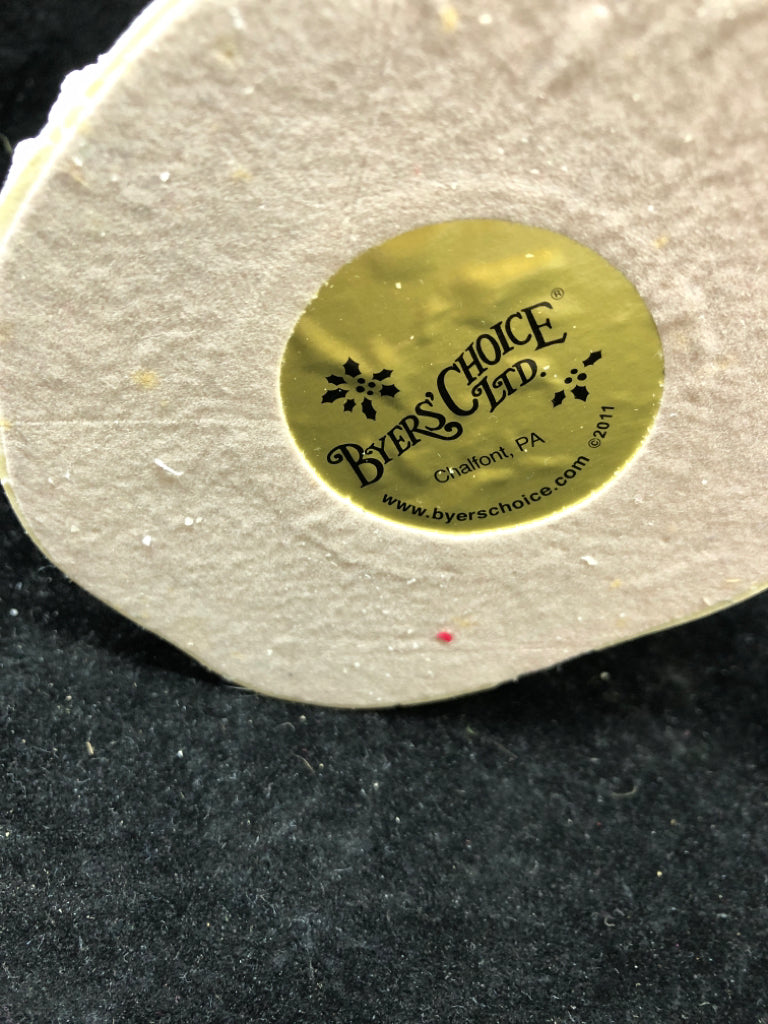 BYERS' CHOICE SNOWMAN.