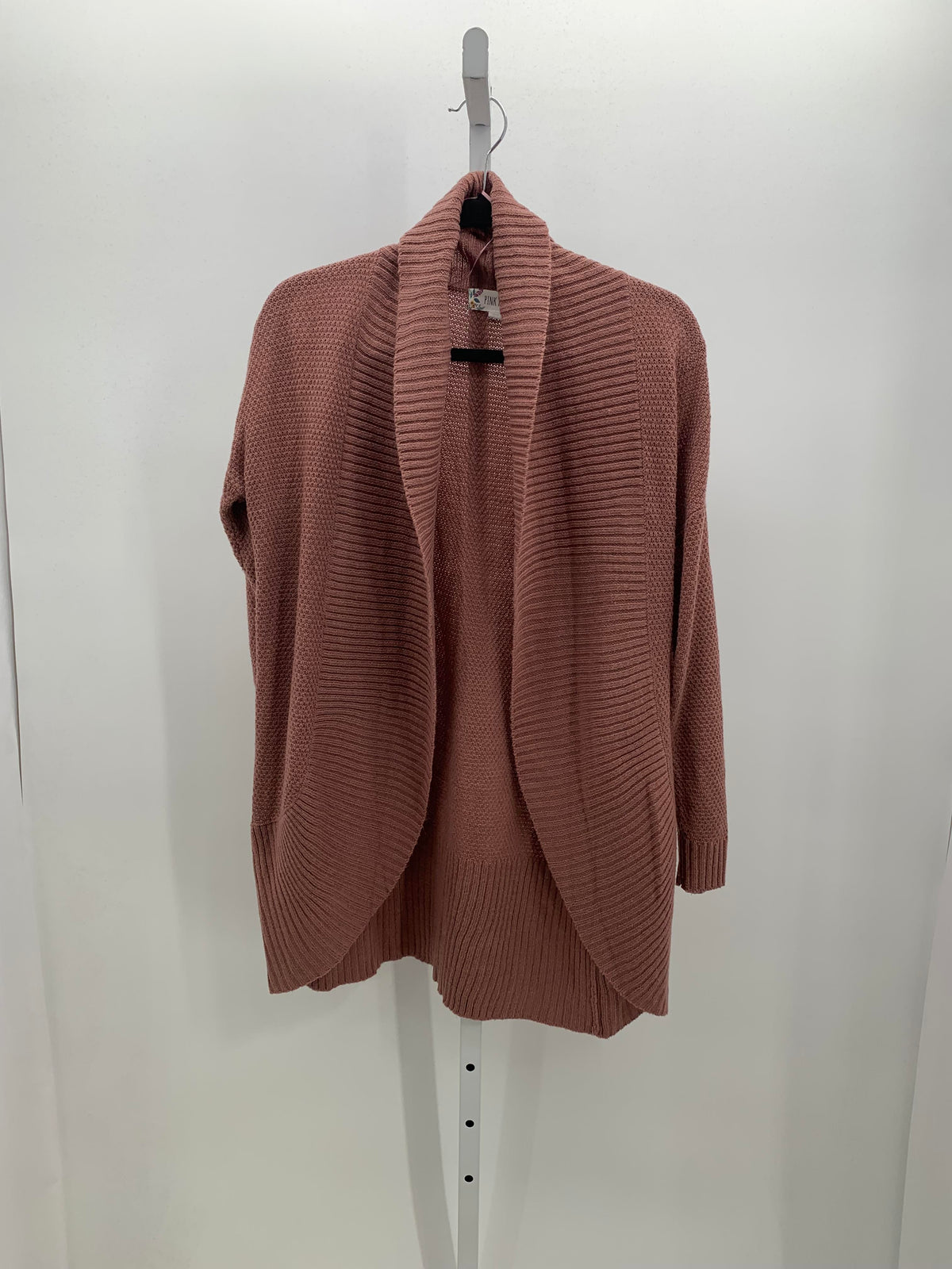 Pink Rose Size Medium Juniors Cardigan
