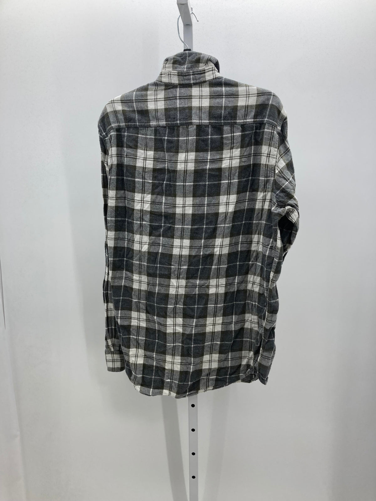 TALL GREEN WHITE PLAID