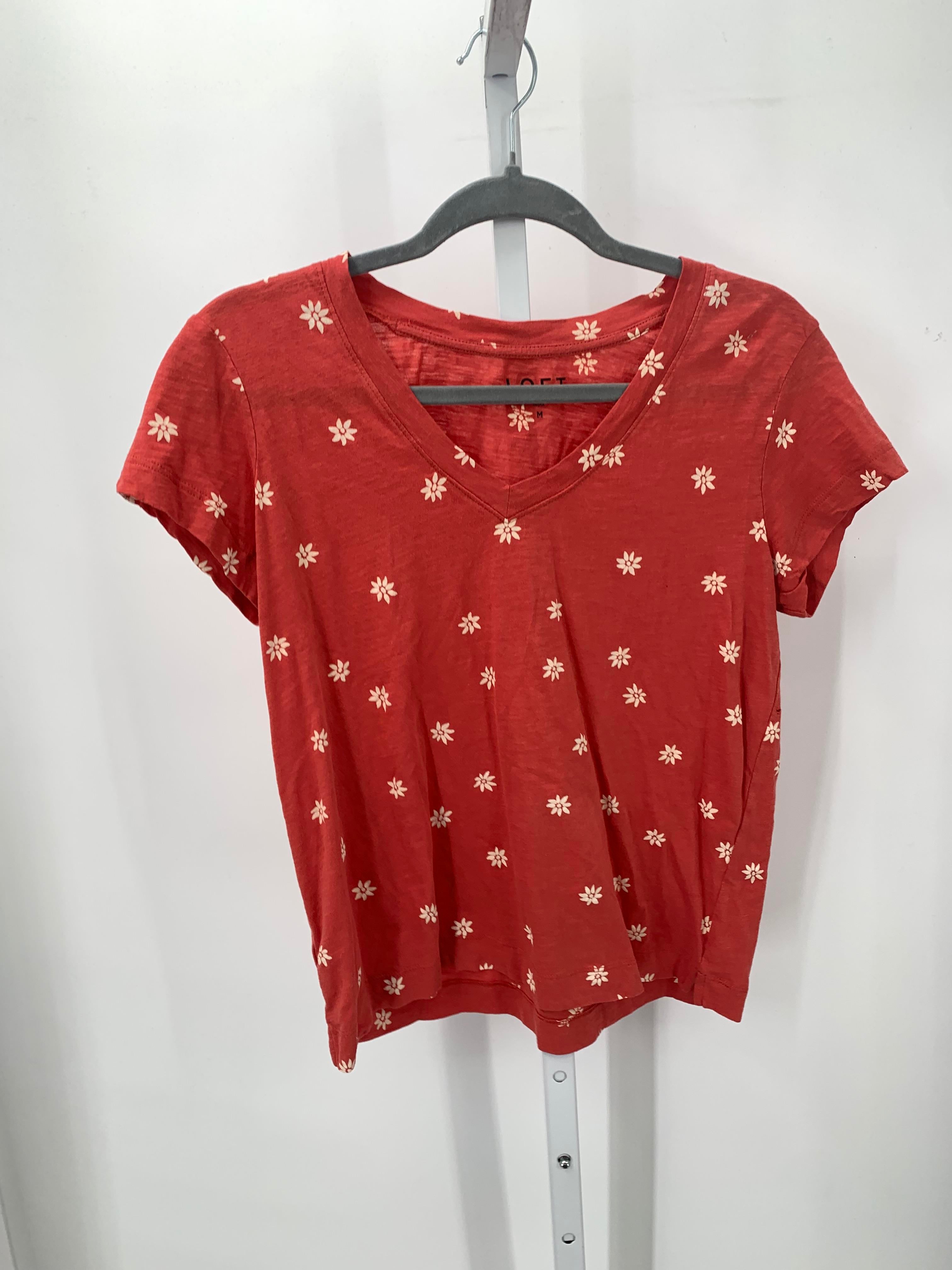 Loft Size Medium Misses Short Sleeve Shirt
