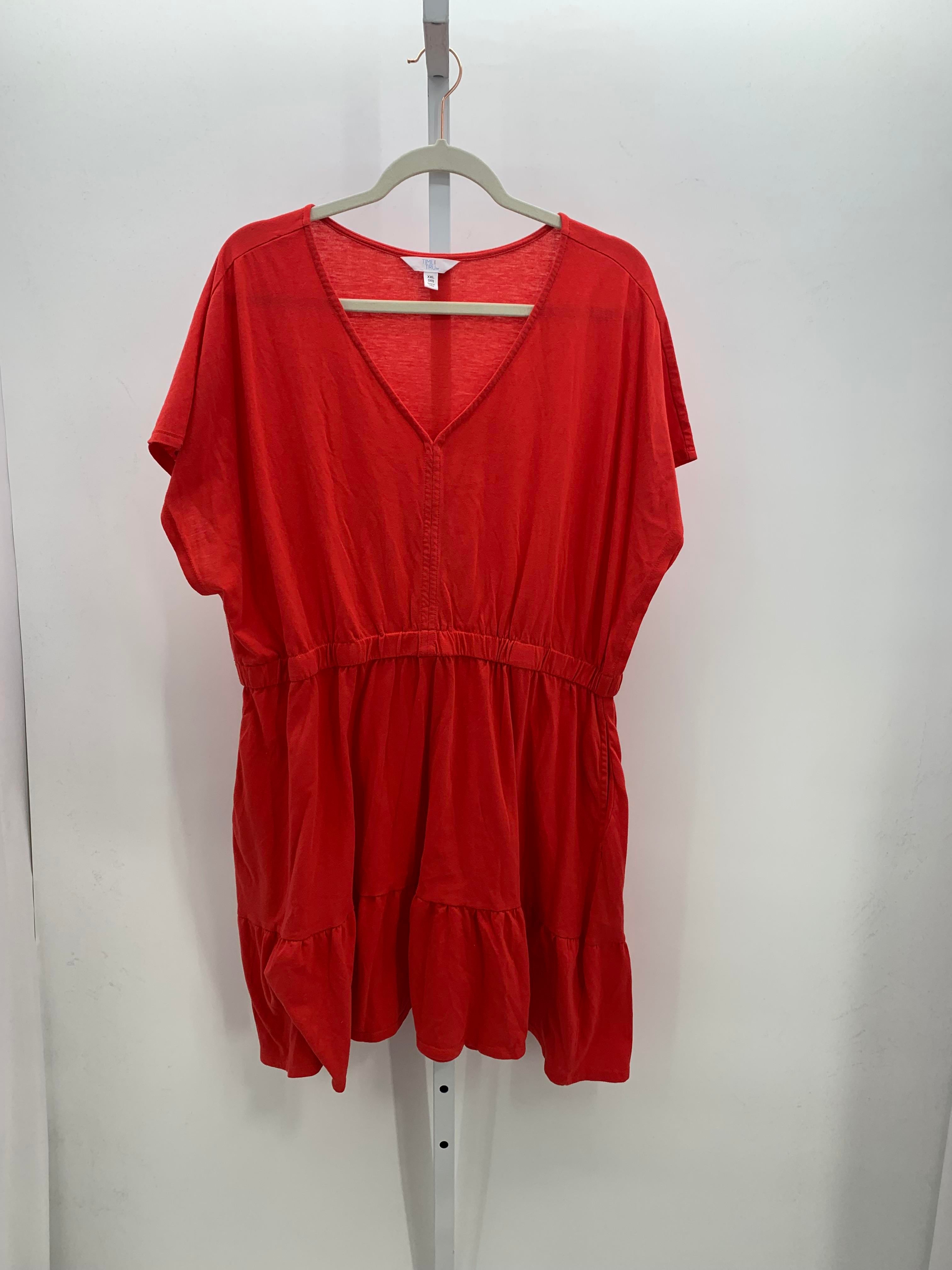 Time and Tru Size XXL Misses Short Sleeve Dress