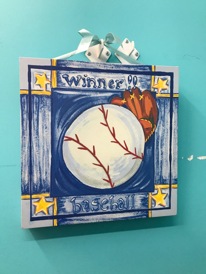 Baseball canvas