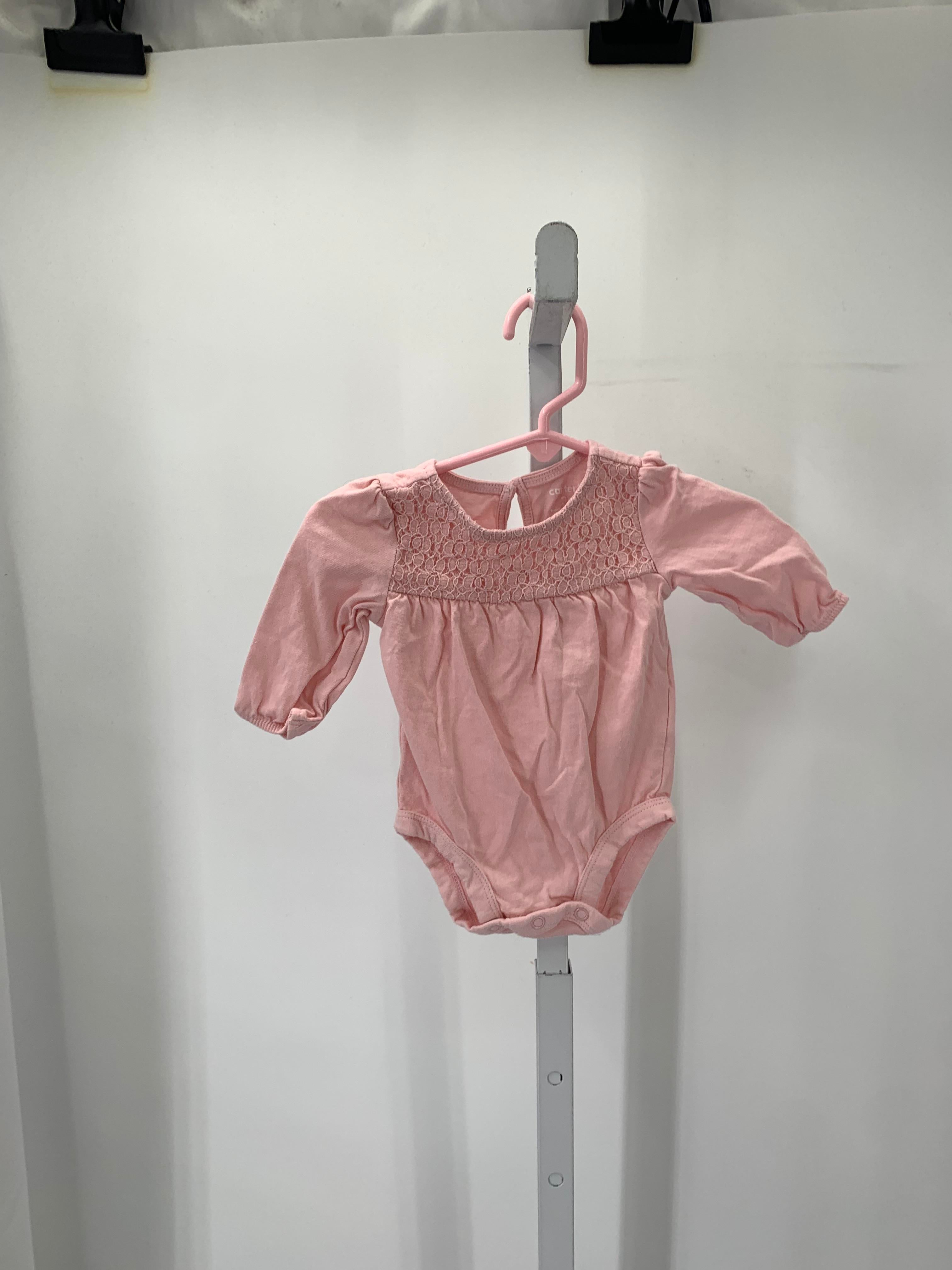 Carters Size 3 Months Girls Long Sleeve Shirt