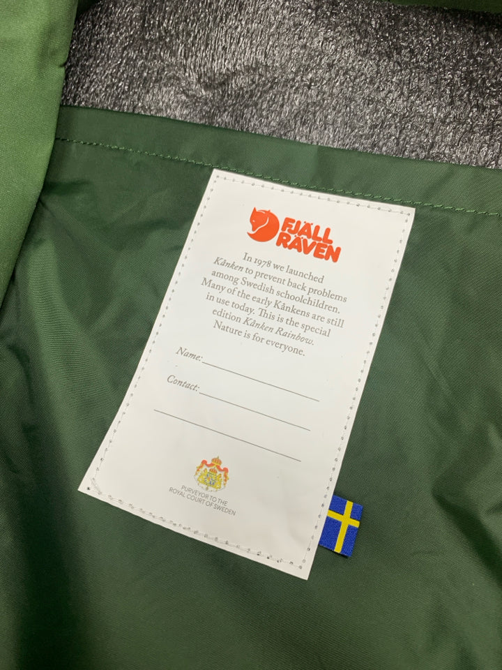 Fjallraven Kanken Rainbow Strap Mini Backpack- With Tags