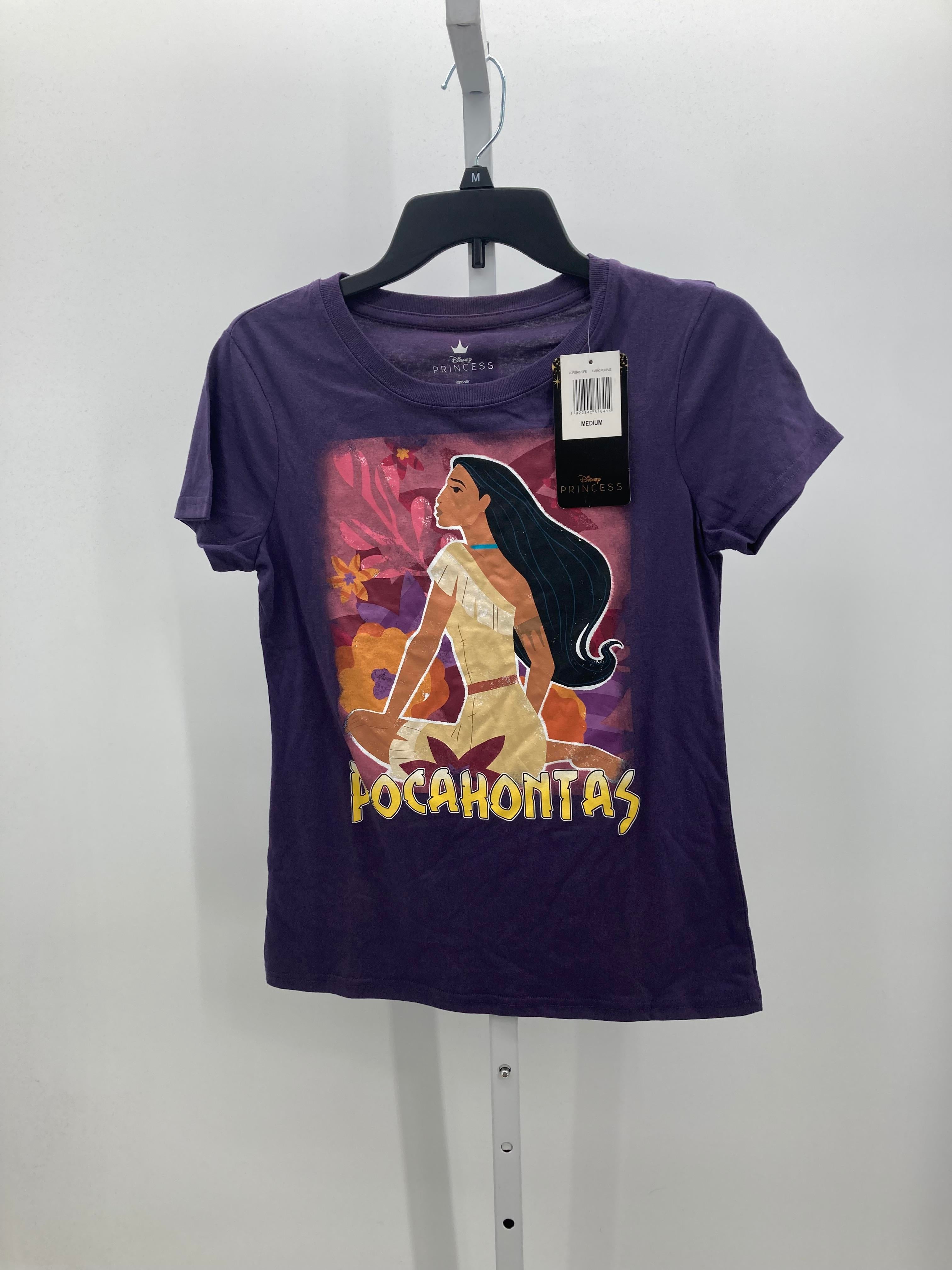 Disney Princess Size Medium Juniors Short Sleeve Shirt