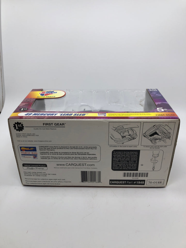 NIB 49 MERCURY LEAD SLED CAR MODEL- CAR QUEST