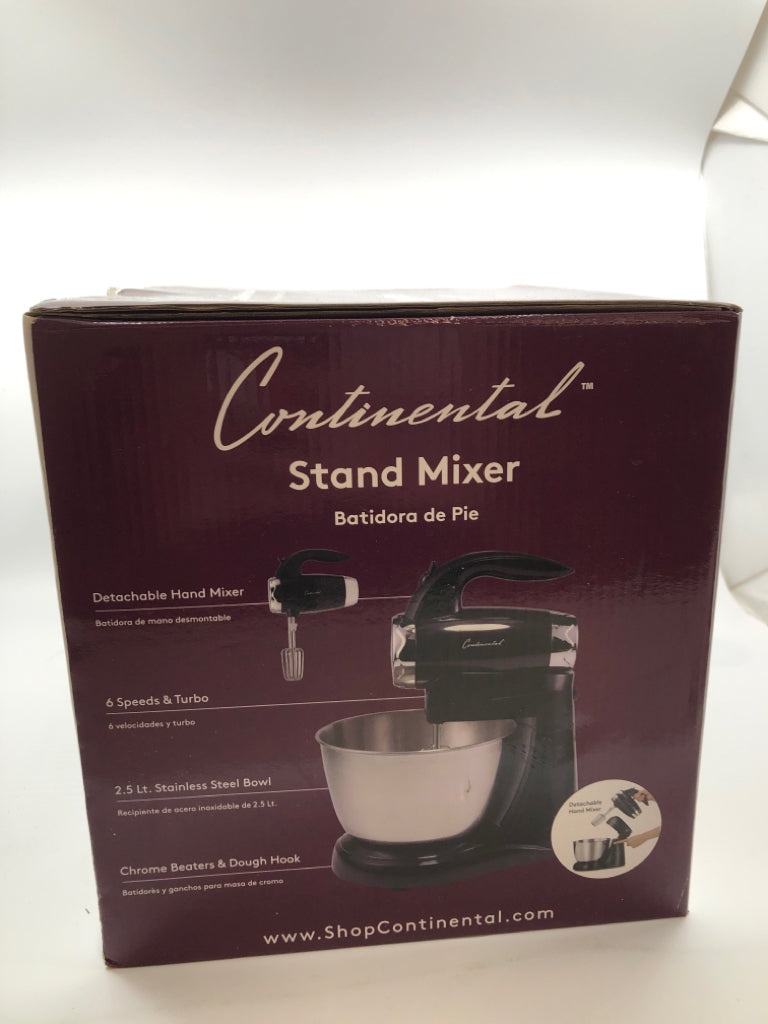 NIB CONTINENTAL STAND MIXER.