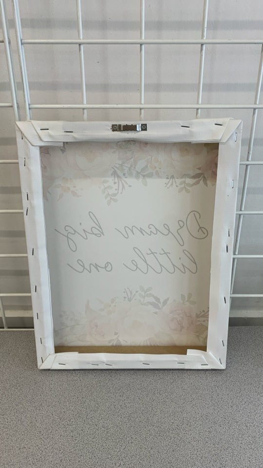 DREAM BIG LITTLE ONE CANVAS.