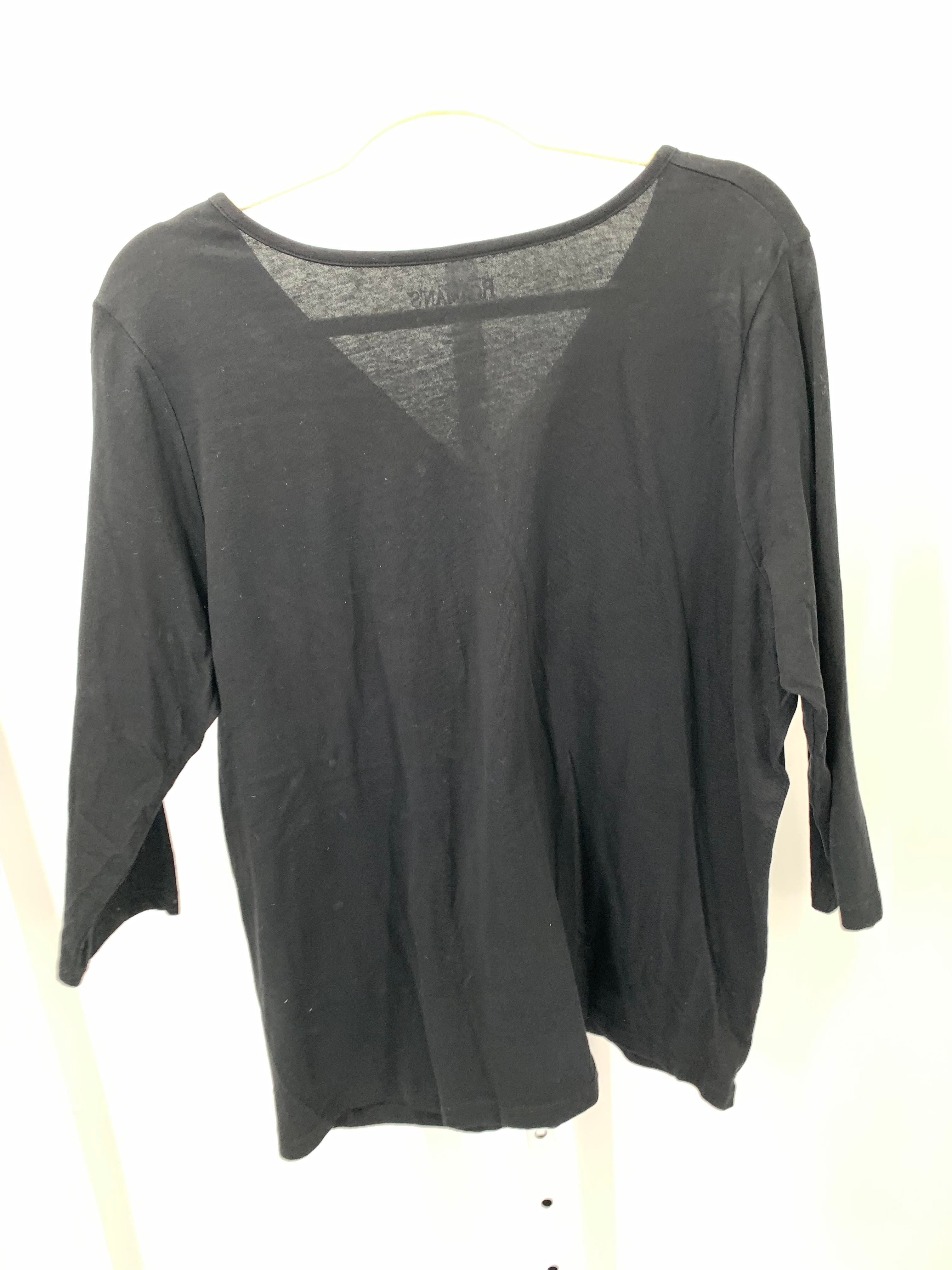 Roaman's Size 18/20 W Womens 3/4 Sleeve Shirt