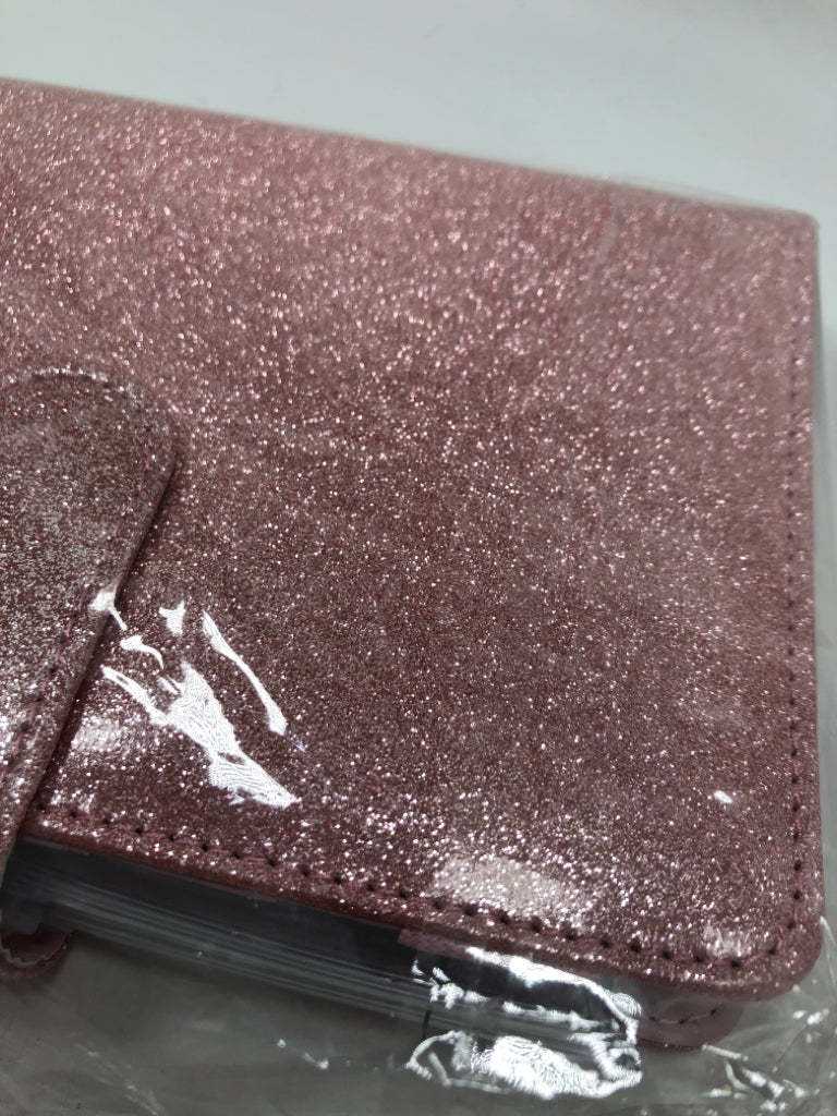 PINK GLITTER MONEY SAVING ORGANIZER.